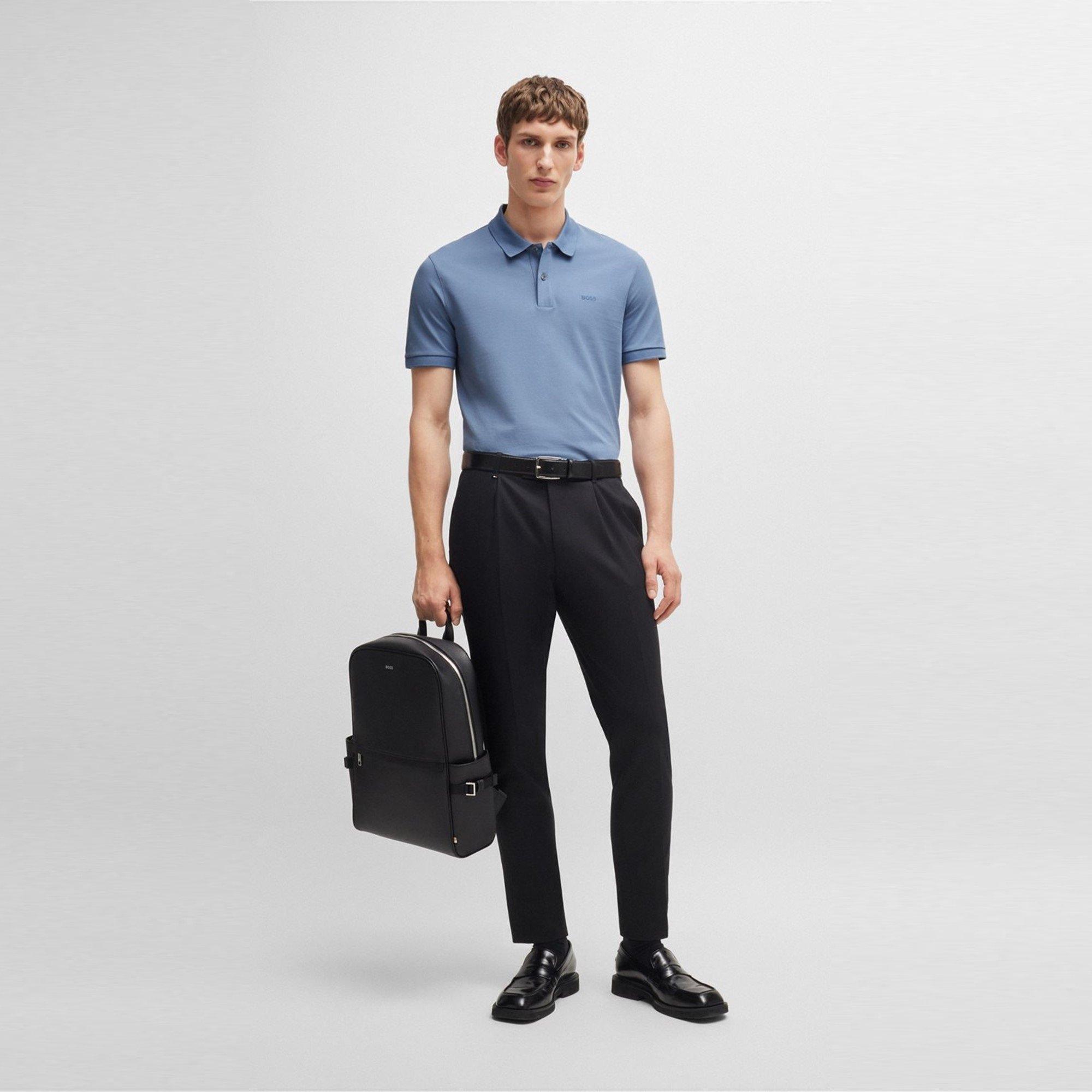 Open Blue - Boss - Men's Pallas Cotton Short Sleeve Polo Shirt - 3