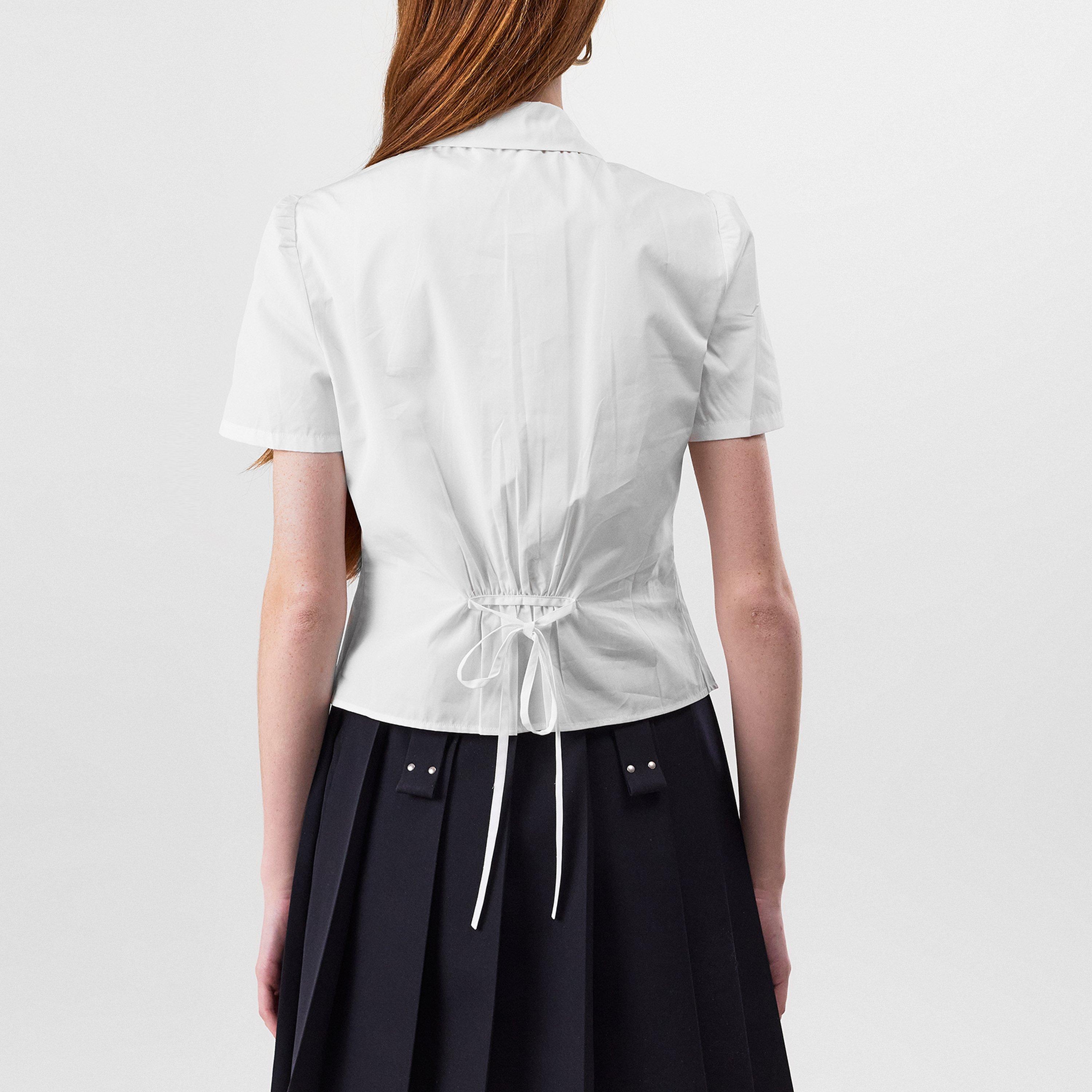 Bianco - Prada - Pleated Shirt - 4