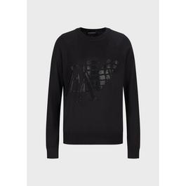 Emporio Armani Rhinestone Wool Jumper