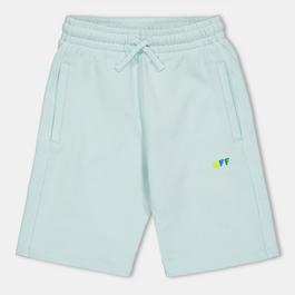 Off White Kids Fleece Shorts