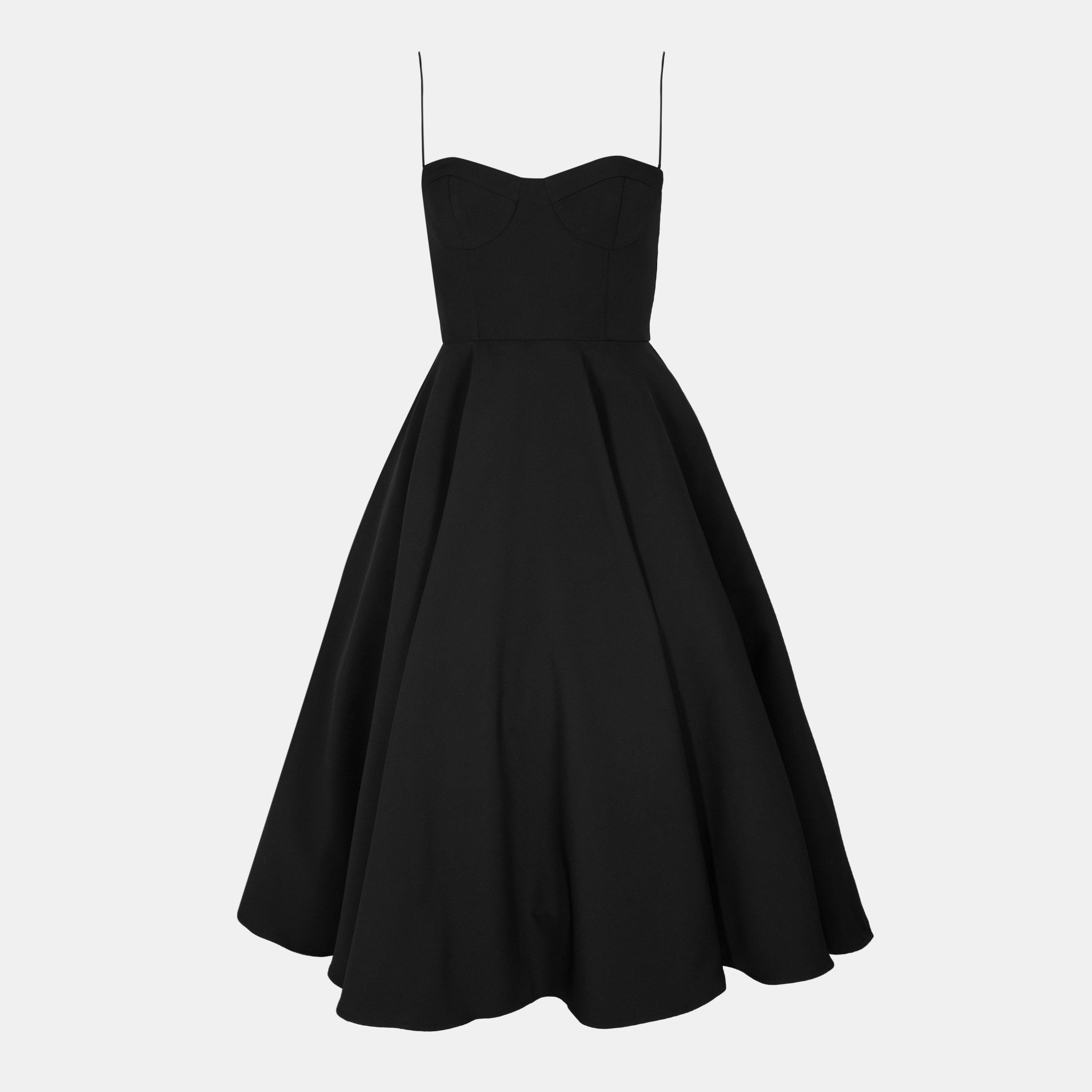 Jarlo Women's Jones Skater Midi Dress - Black - 14 (L)