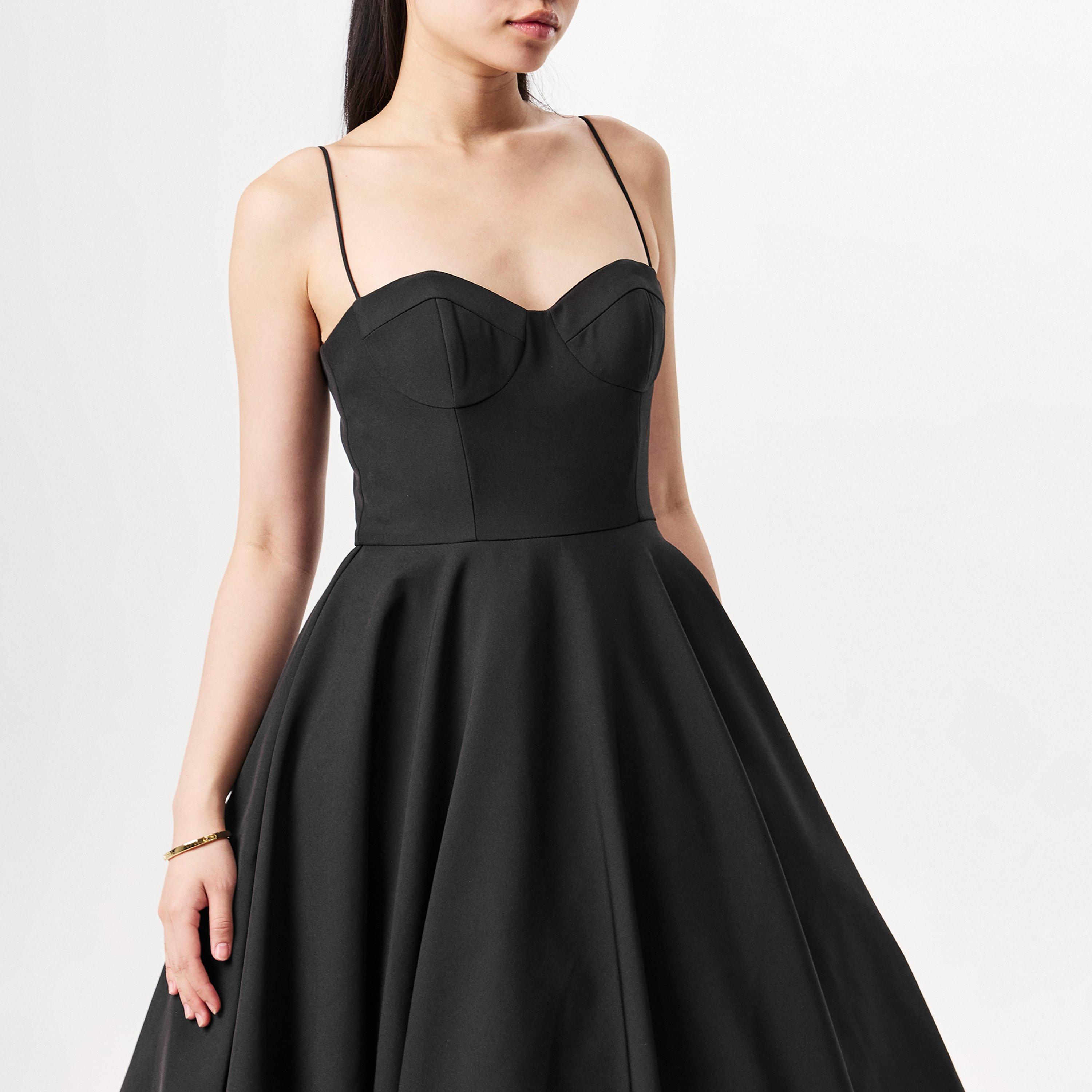 Black - Jarlo - Jones Skater Midi Dress - 3