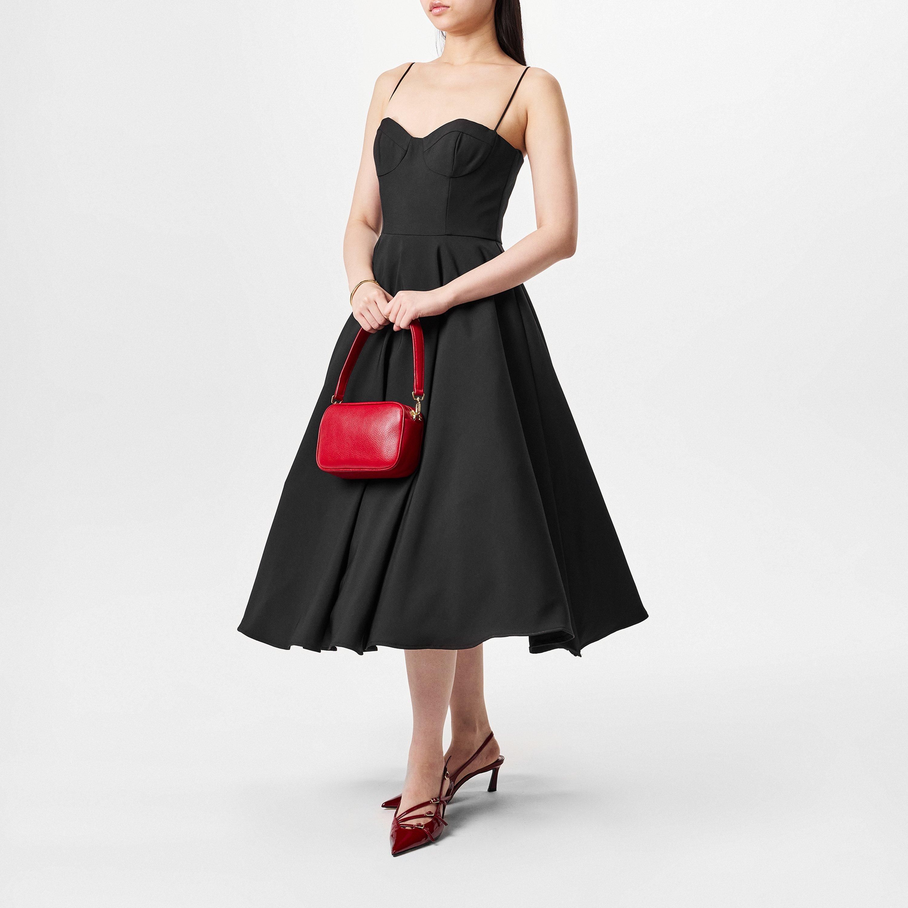 Black - Jarlo - Jones Skater Midi Dress - 6