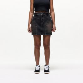 Good For Nothing Womens Carpenter Mini Denim Skirt