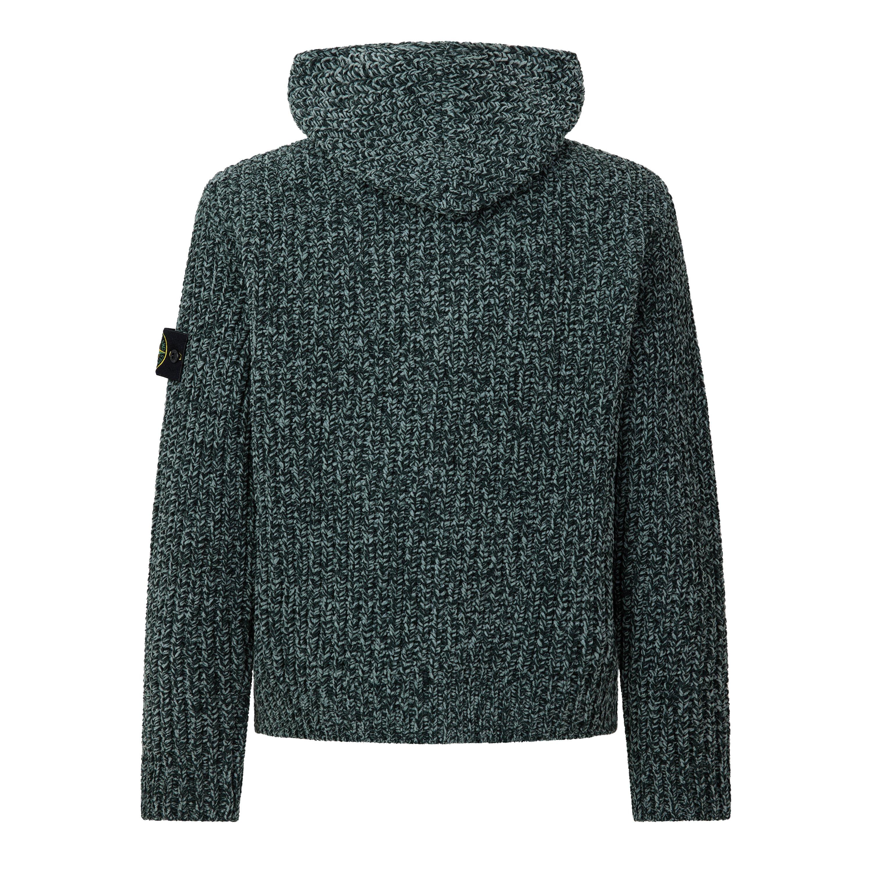 Green V0M5S - Stone Island - Stone Chenille Zip Sn64 - 2