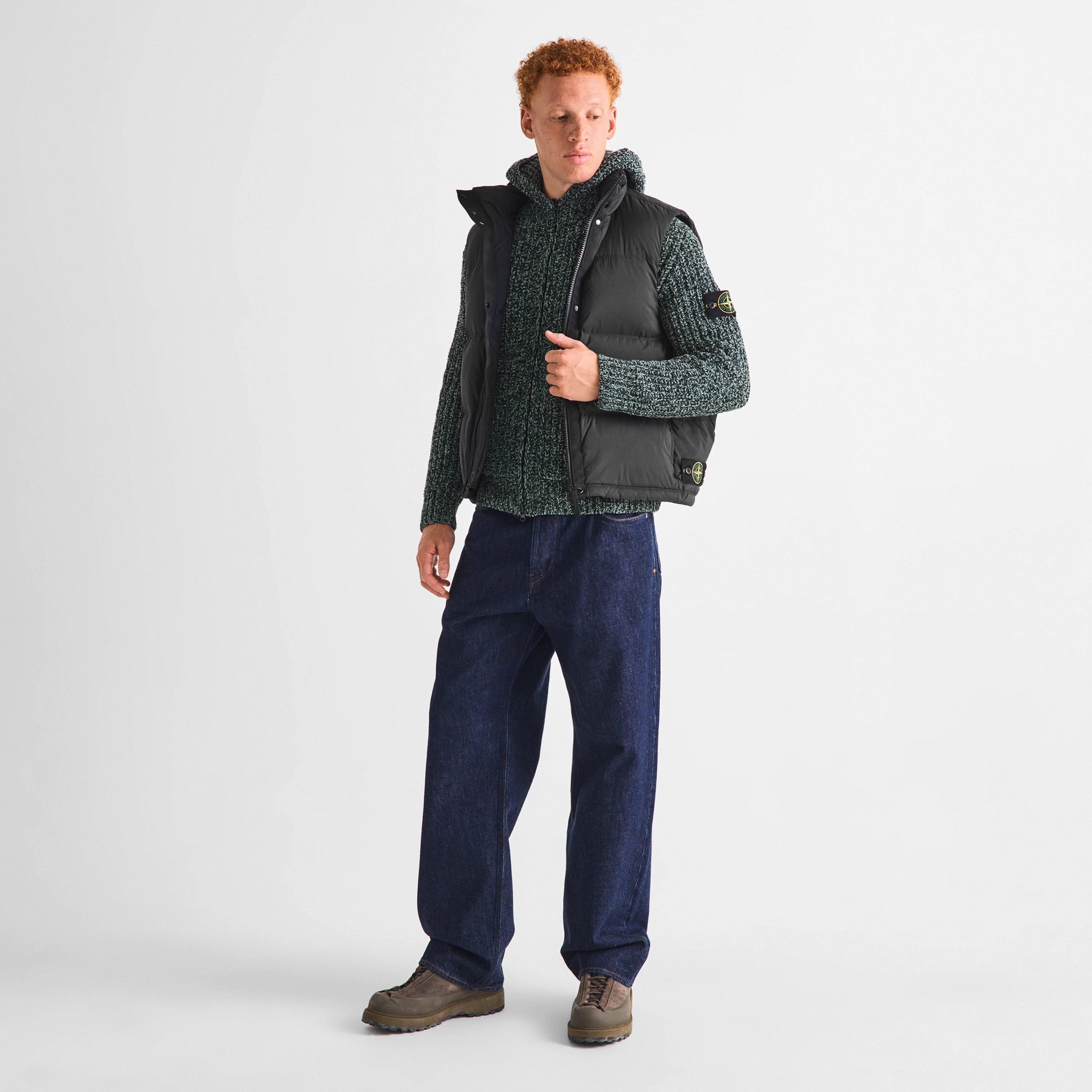 Green V0M5S - Stone Island - Stone Chenille Zip Sn64 - 6