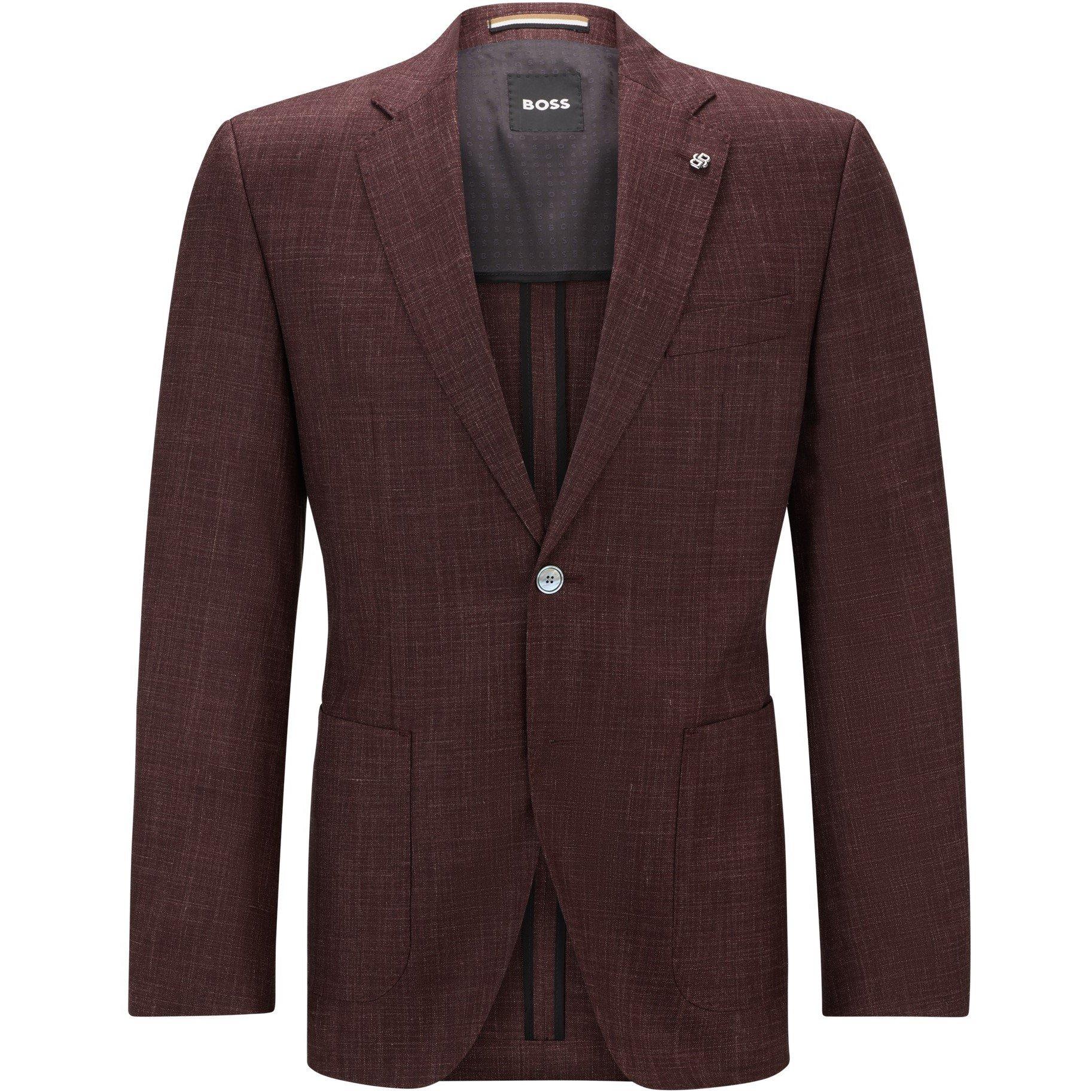 Boss Men's Janson Tailored Formal Jacket - Open Red - 38 (48)