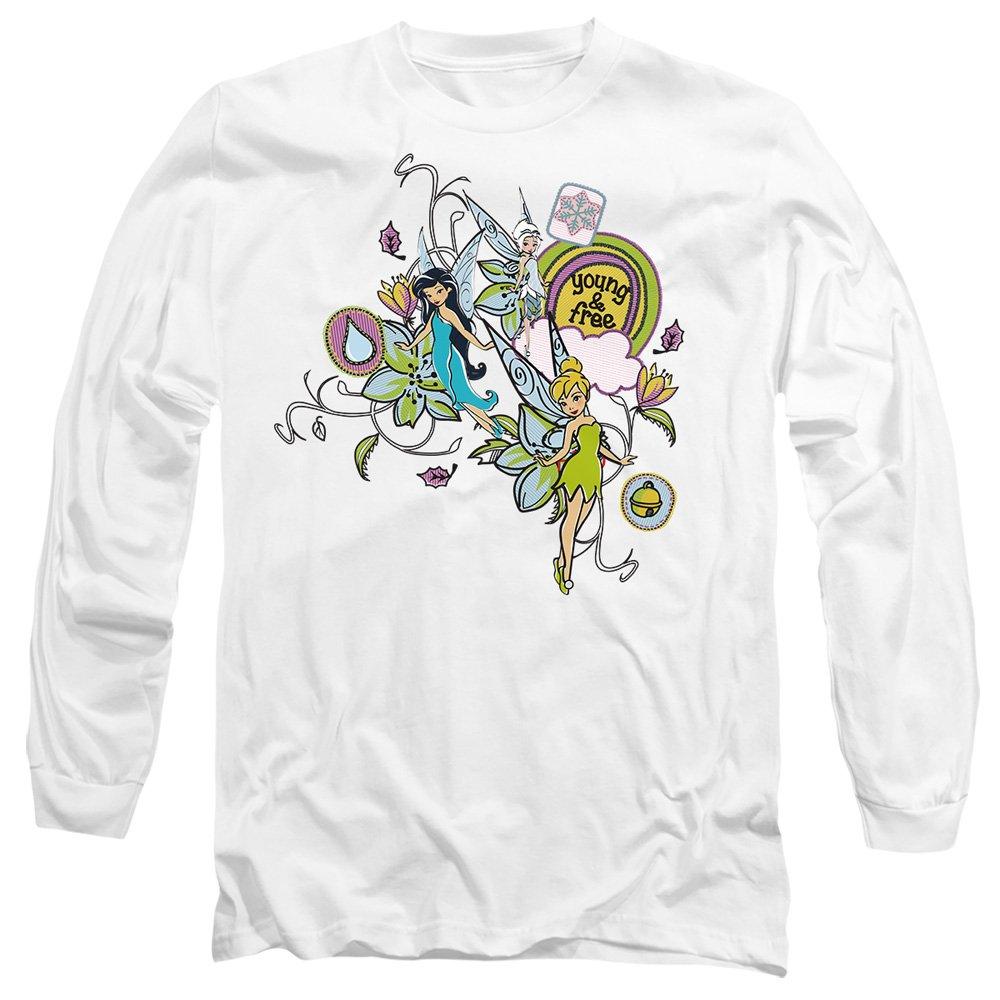 White - Disney - Fairies Young And Free Tinker Bell Periwinkle T-S - 1