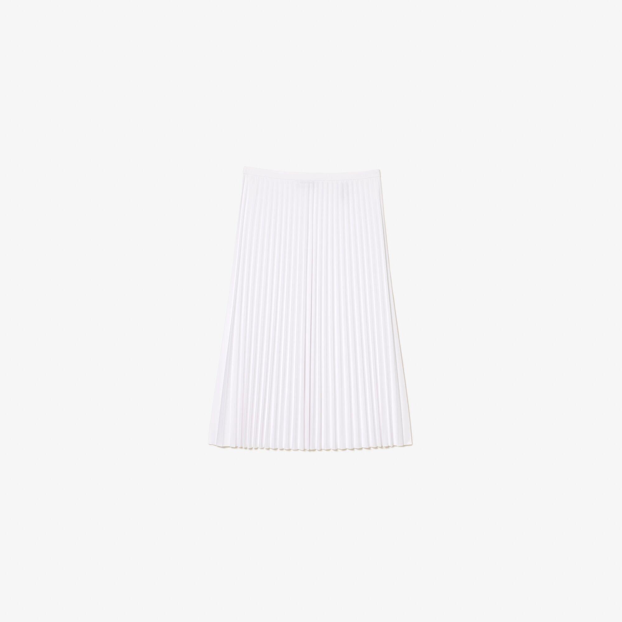 Lacoste Women's White Knitted Skirt - 14 (42)