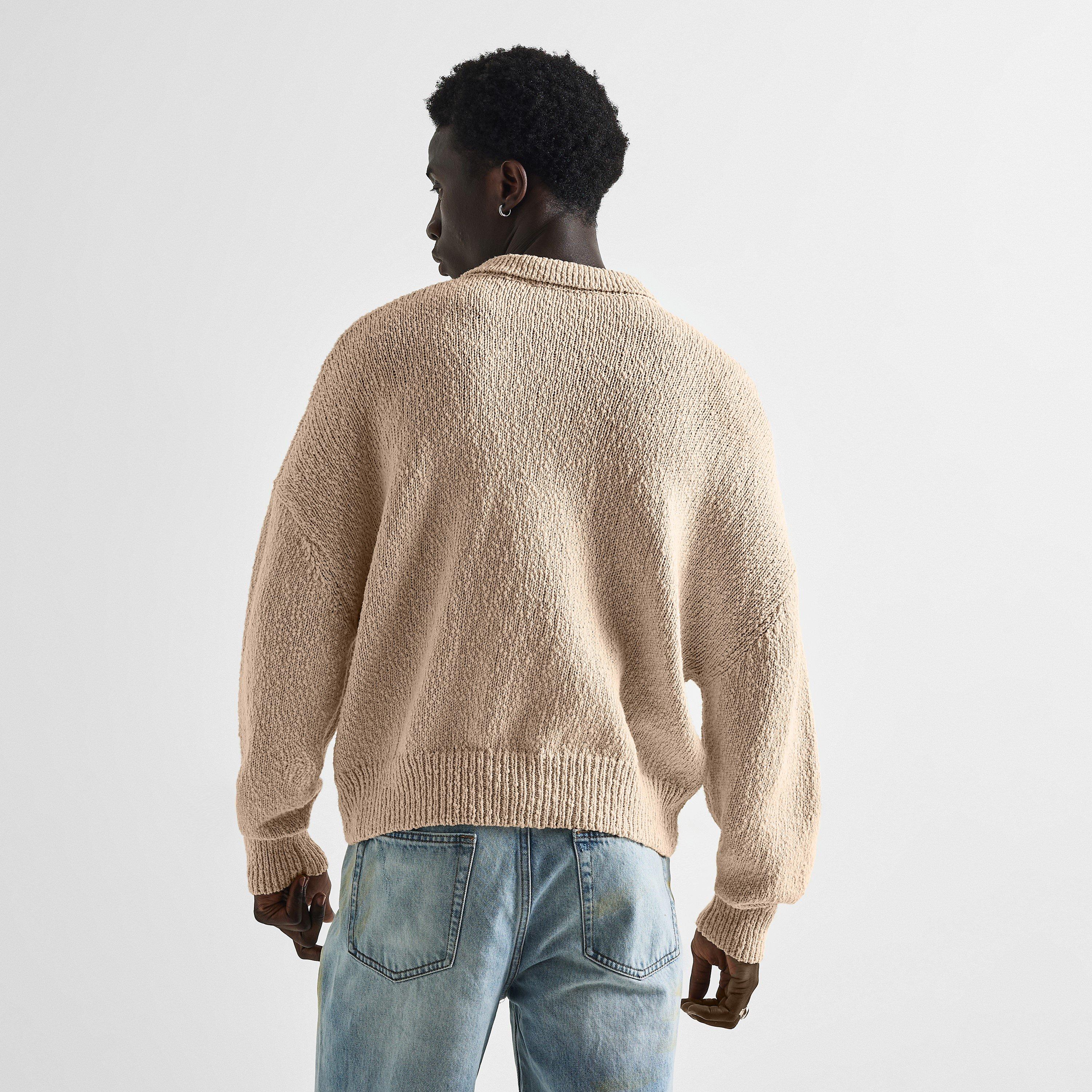 Vintage White - Cole Buxton - Men's Knitted Top - 4