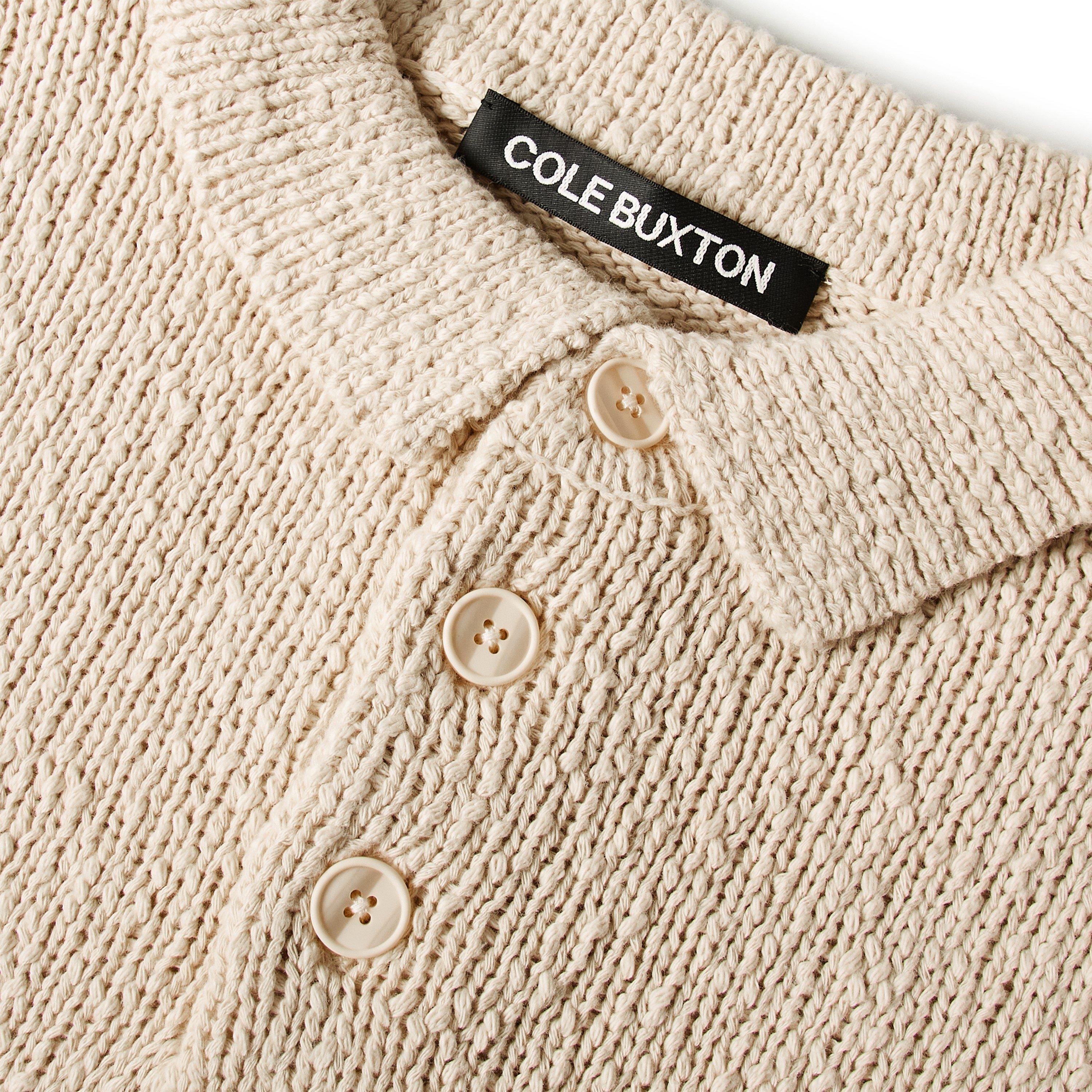 Vintage White - Cole Buxton - Men's Knitted Top - 5