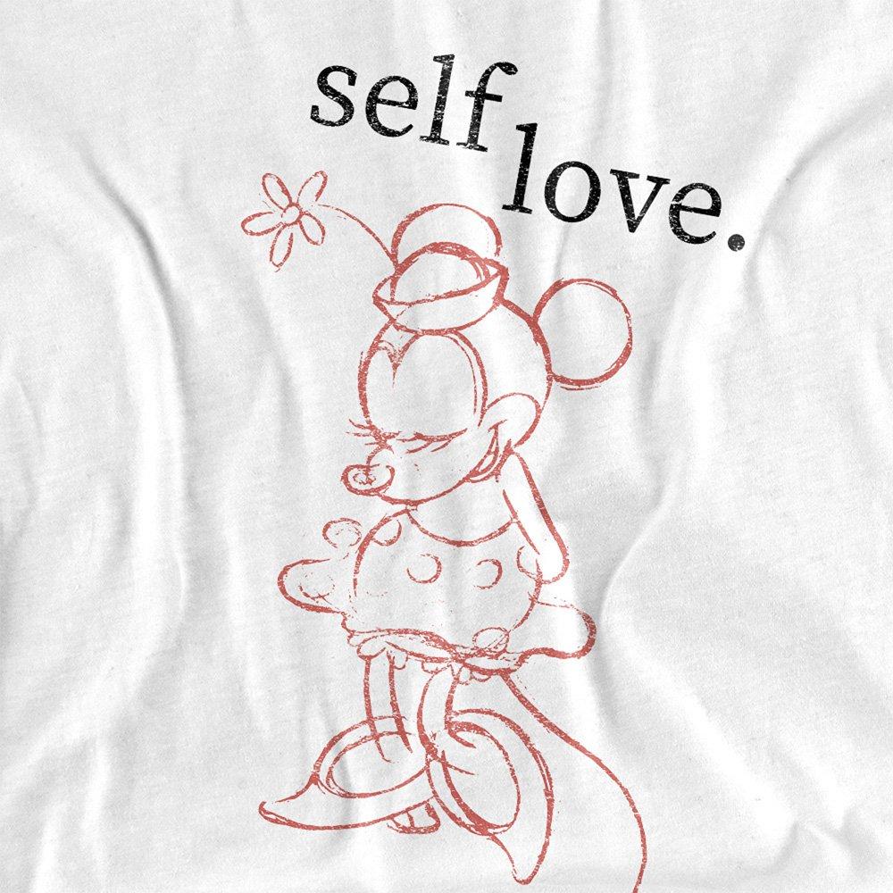 White - Disney - Minnie Mouse Self Love Valentines Day Long Sleeve - 2