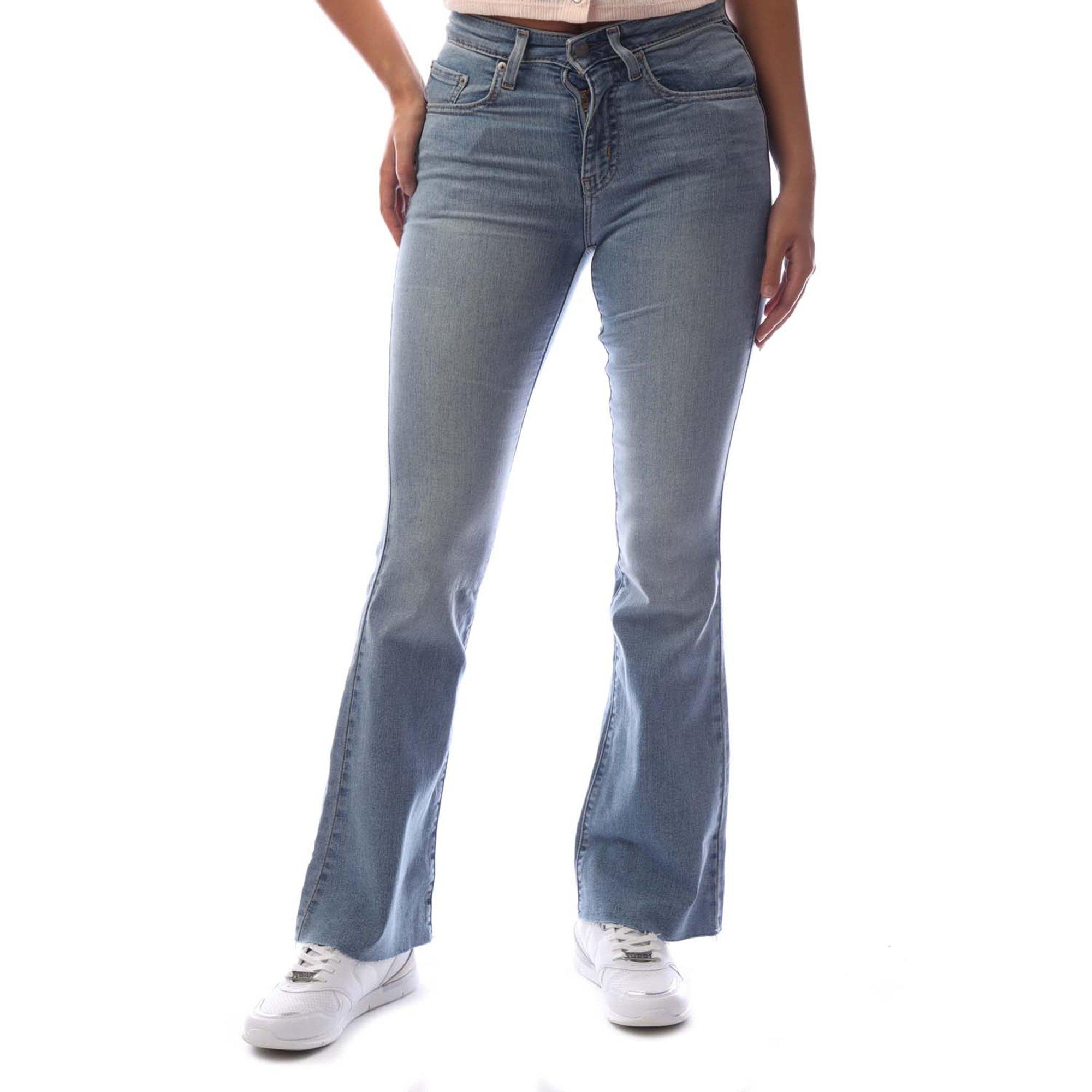 Blu - Levis - Women's High Rise Flare Bootcut Jeans - 1