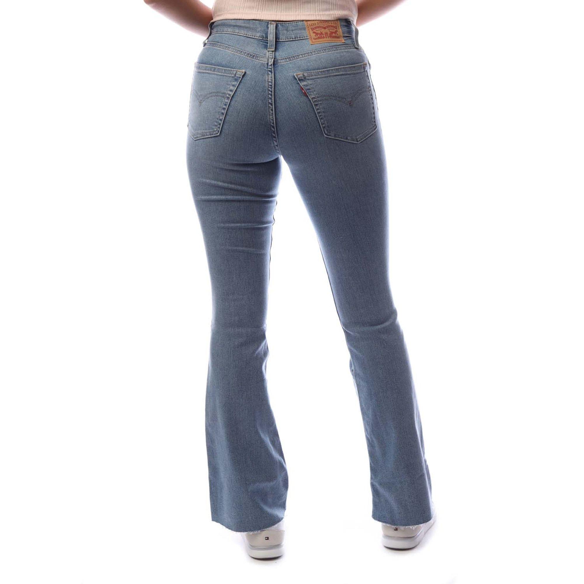 Blue - Levis - Women's High-Rise Flare Bootcut Jeans - 2