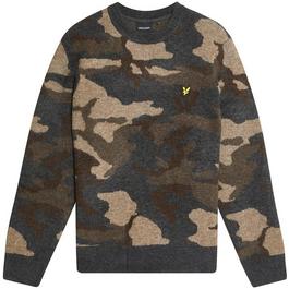 Lyle and Scott Lyle Camo Crew Sn54