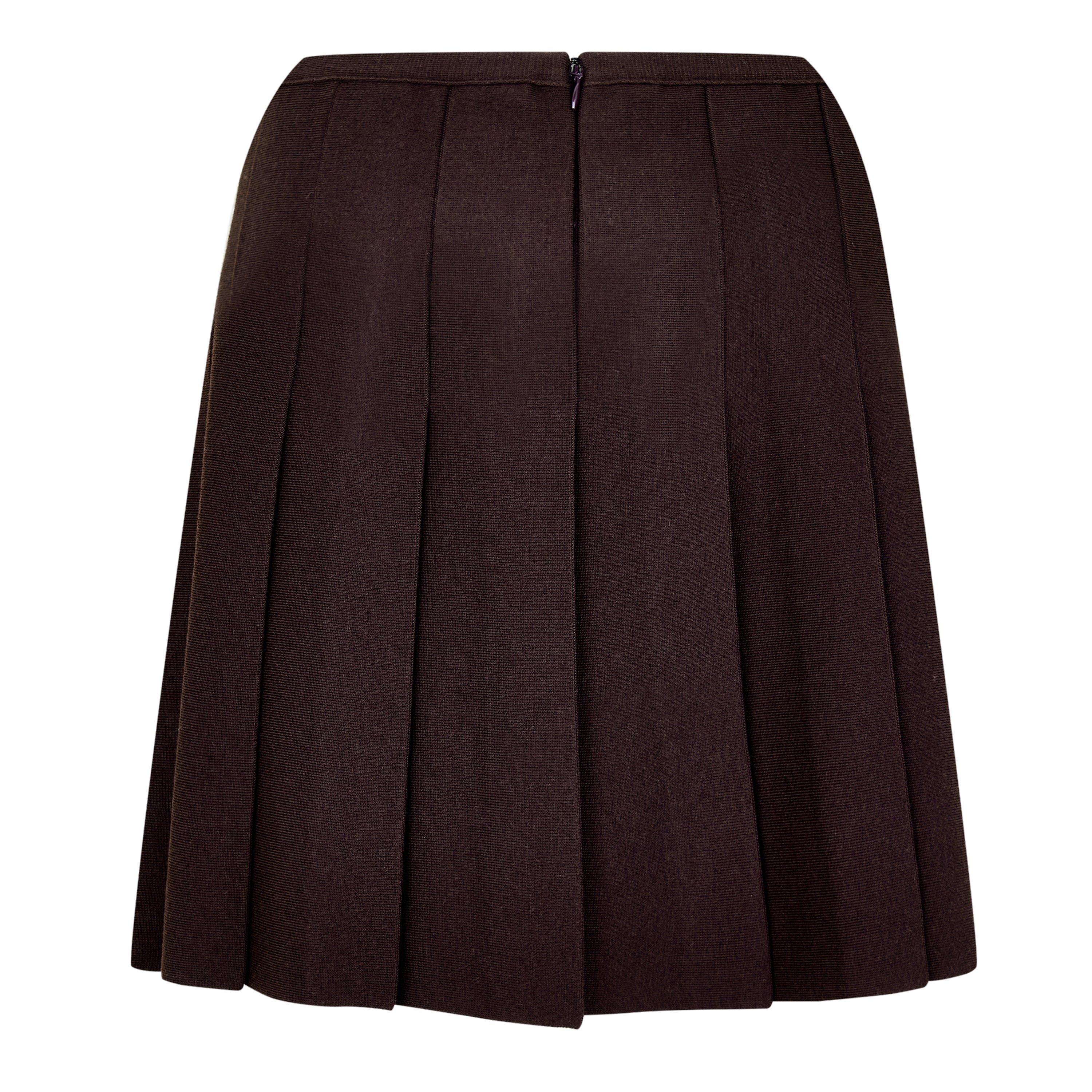 Russet Brown - GIVENCHY - Pleated Mini Skirt - 2