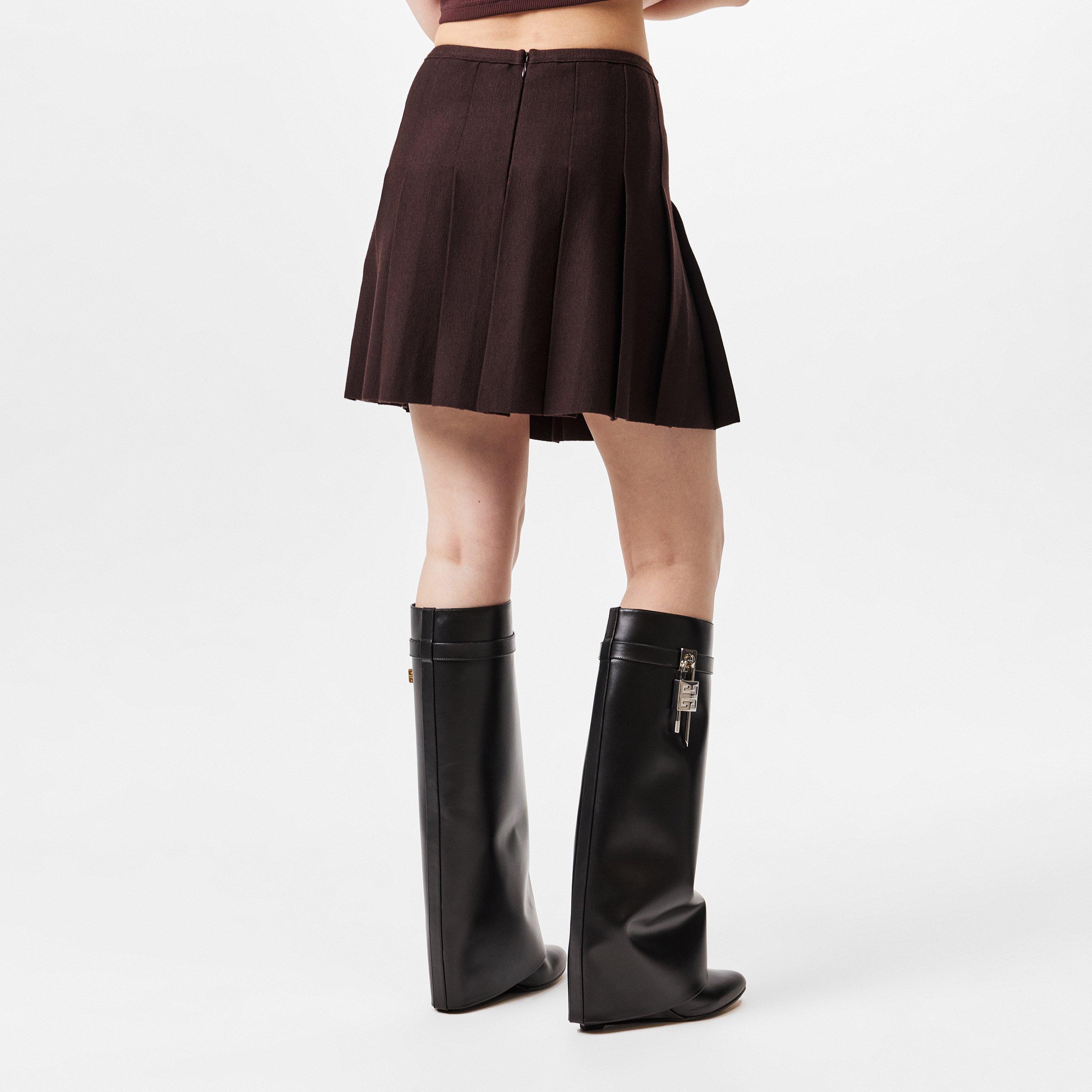 Russet Brown - GIVENCHY - Pleated Mini Skirt - 4
