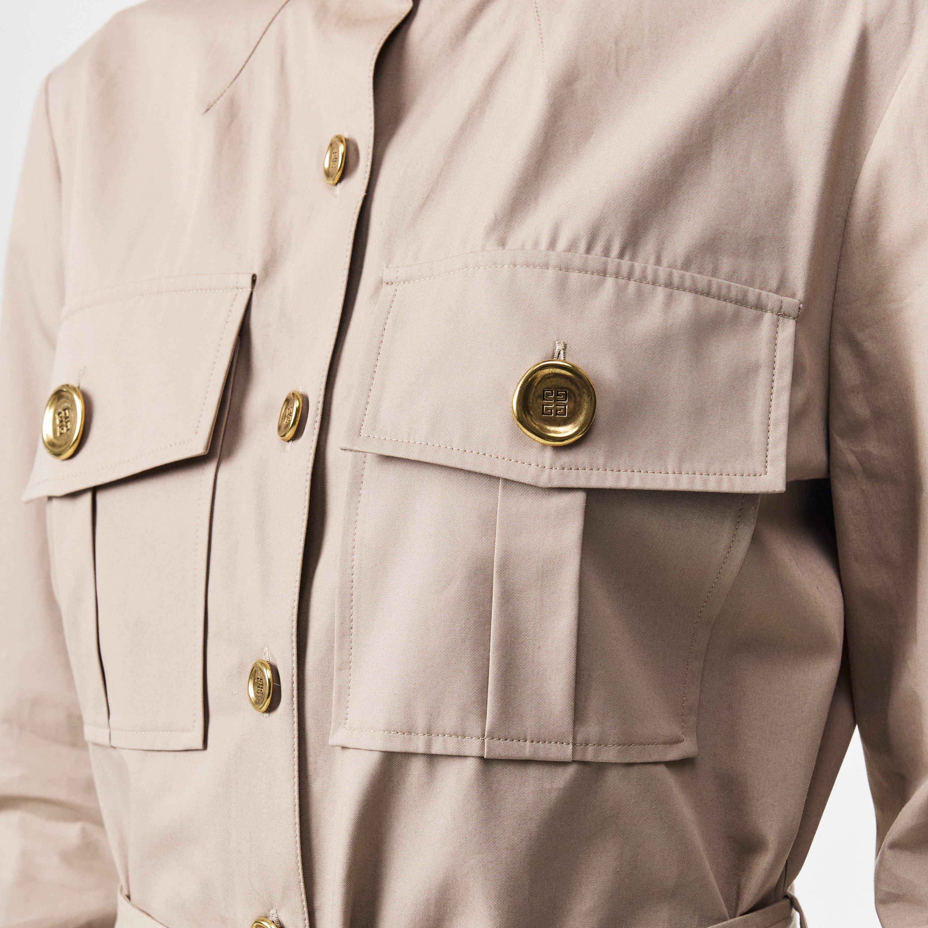 Taupe - GIVENCHY - Military Dress - 5