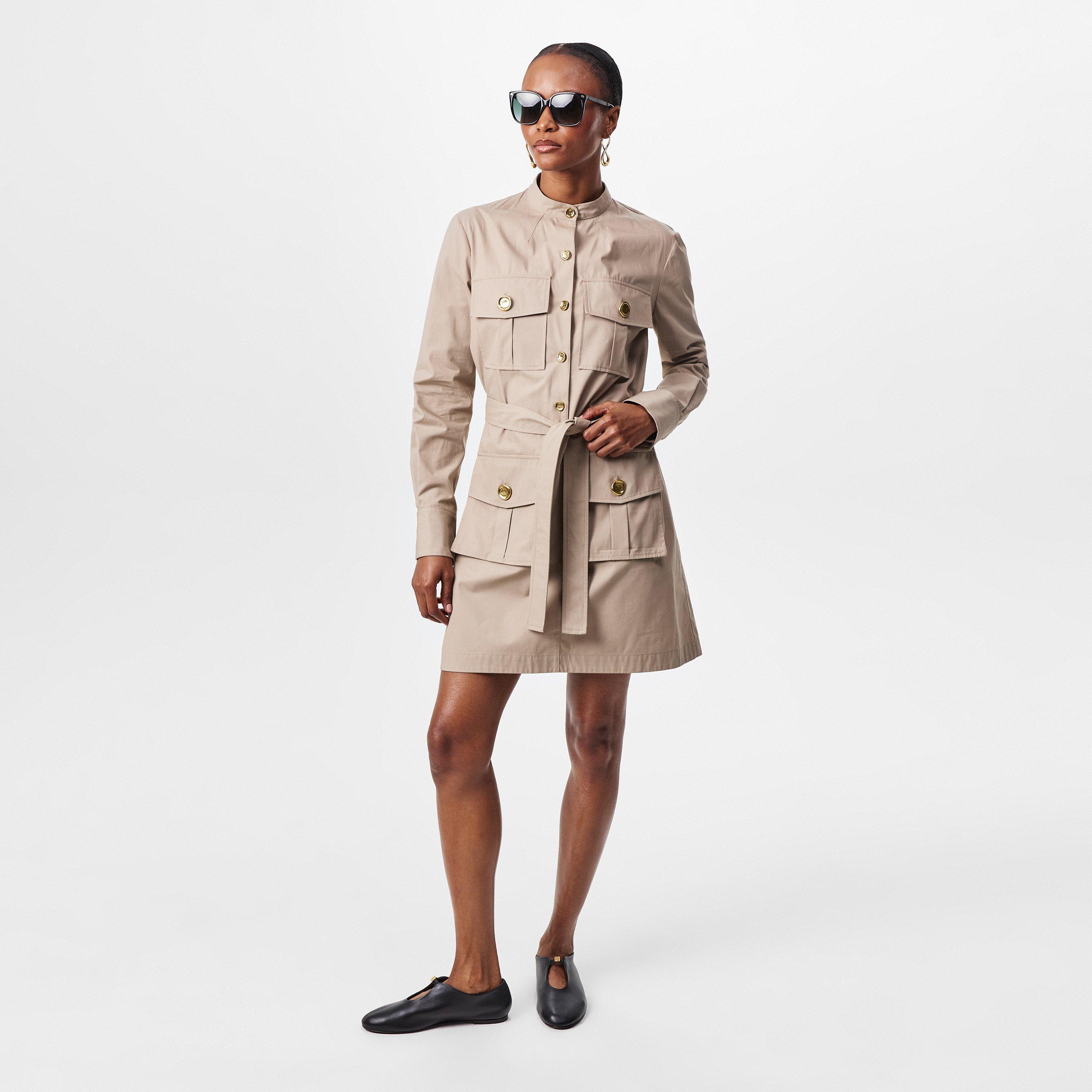 Taupe - GIVENCHY - Military Dress - 6