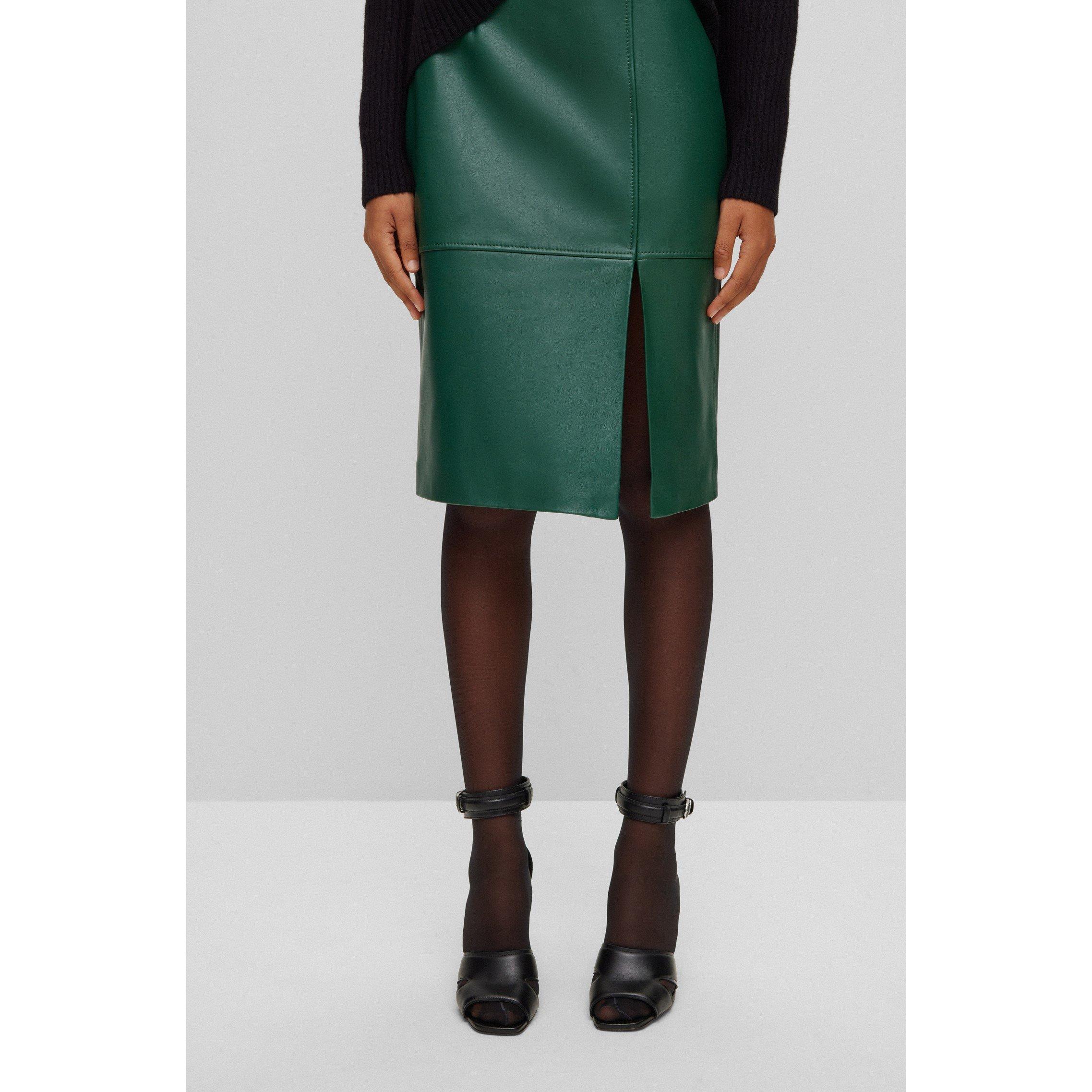 Open Green - Boss - Women's Setora Leather Shorts - 3