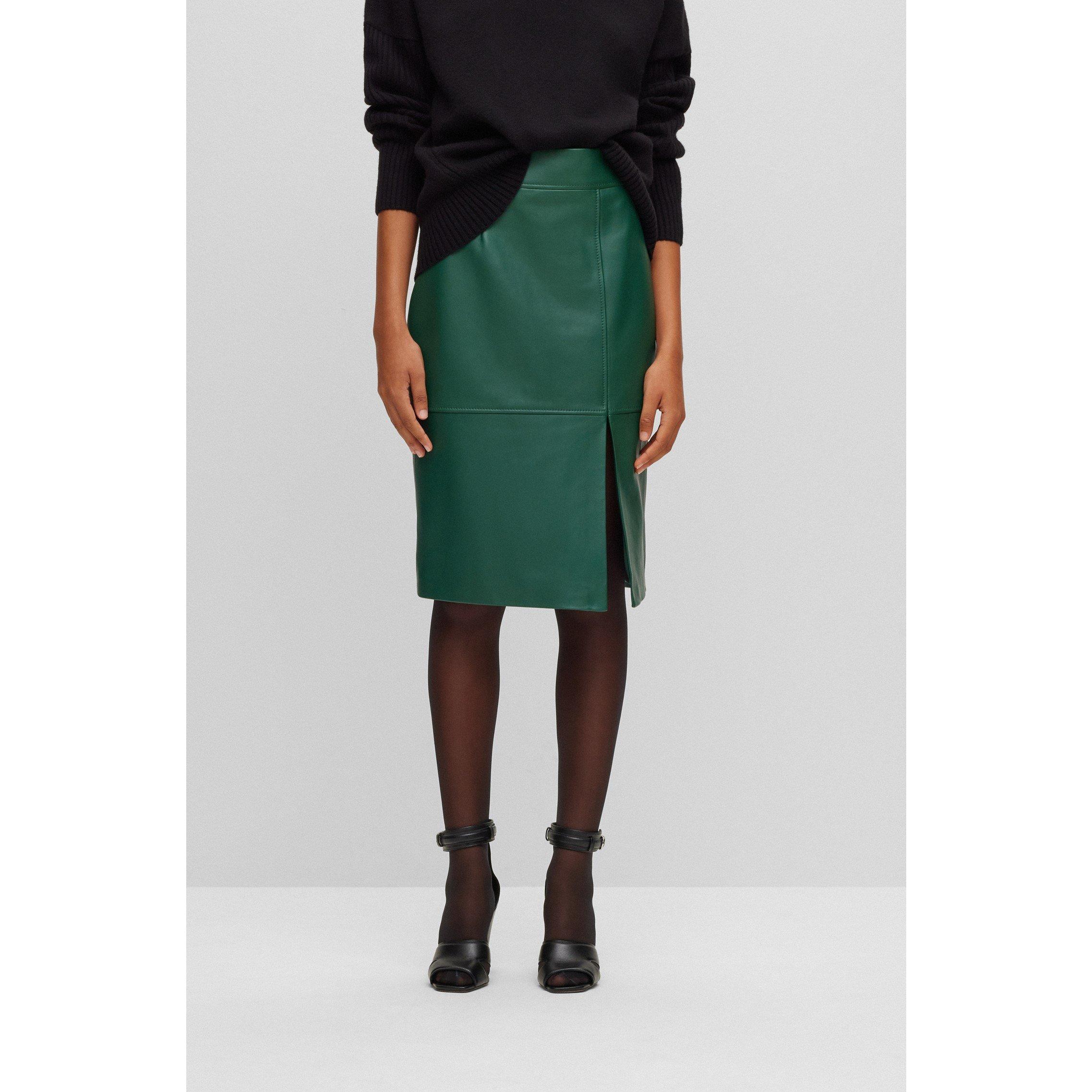 Open Green - Boss - Women's Setora Leather Shorts - 4