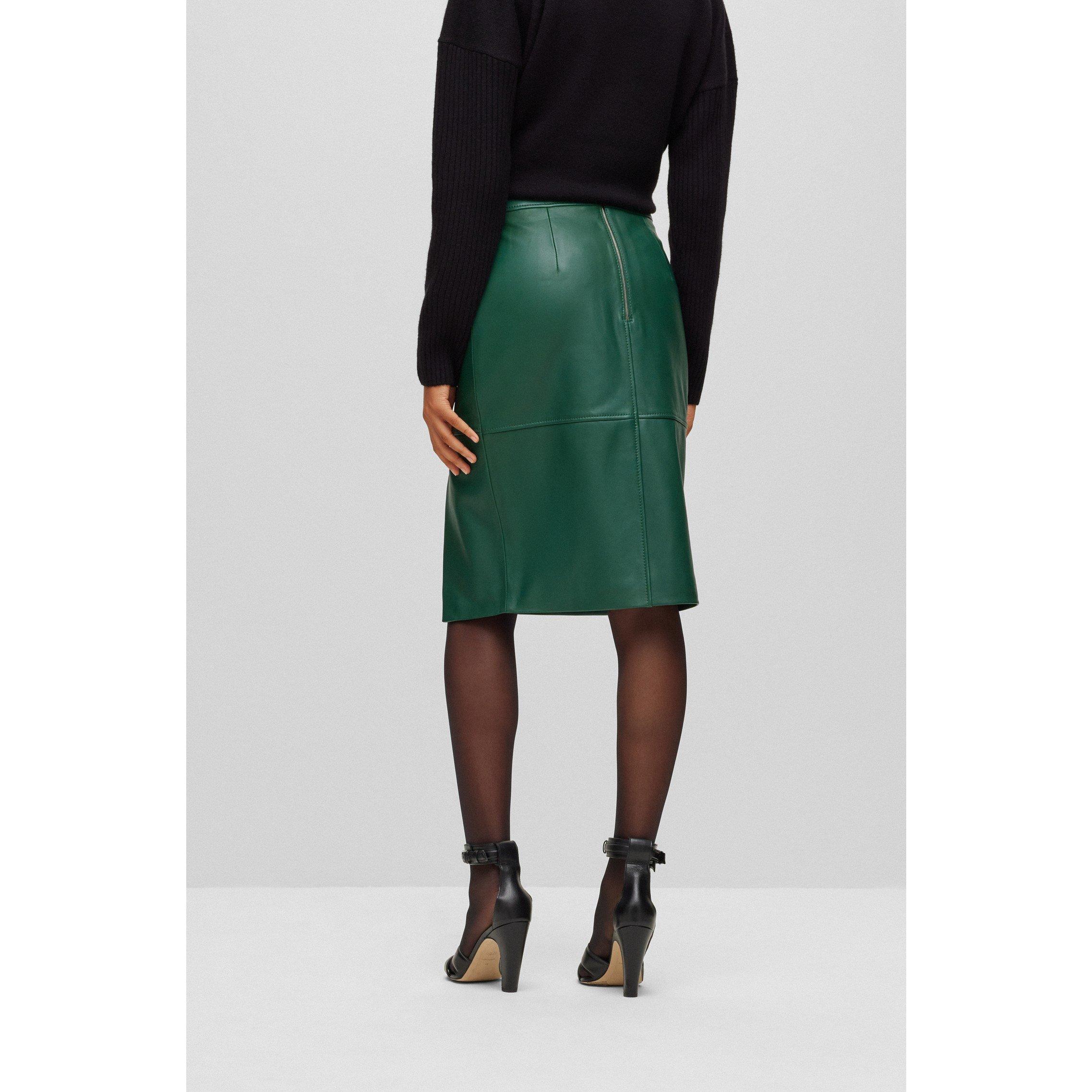 Open Green - Boss - Women's Setora Leather Shorts - 5