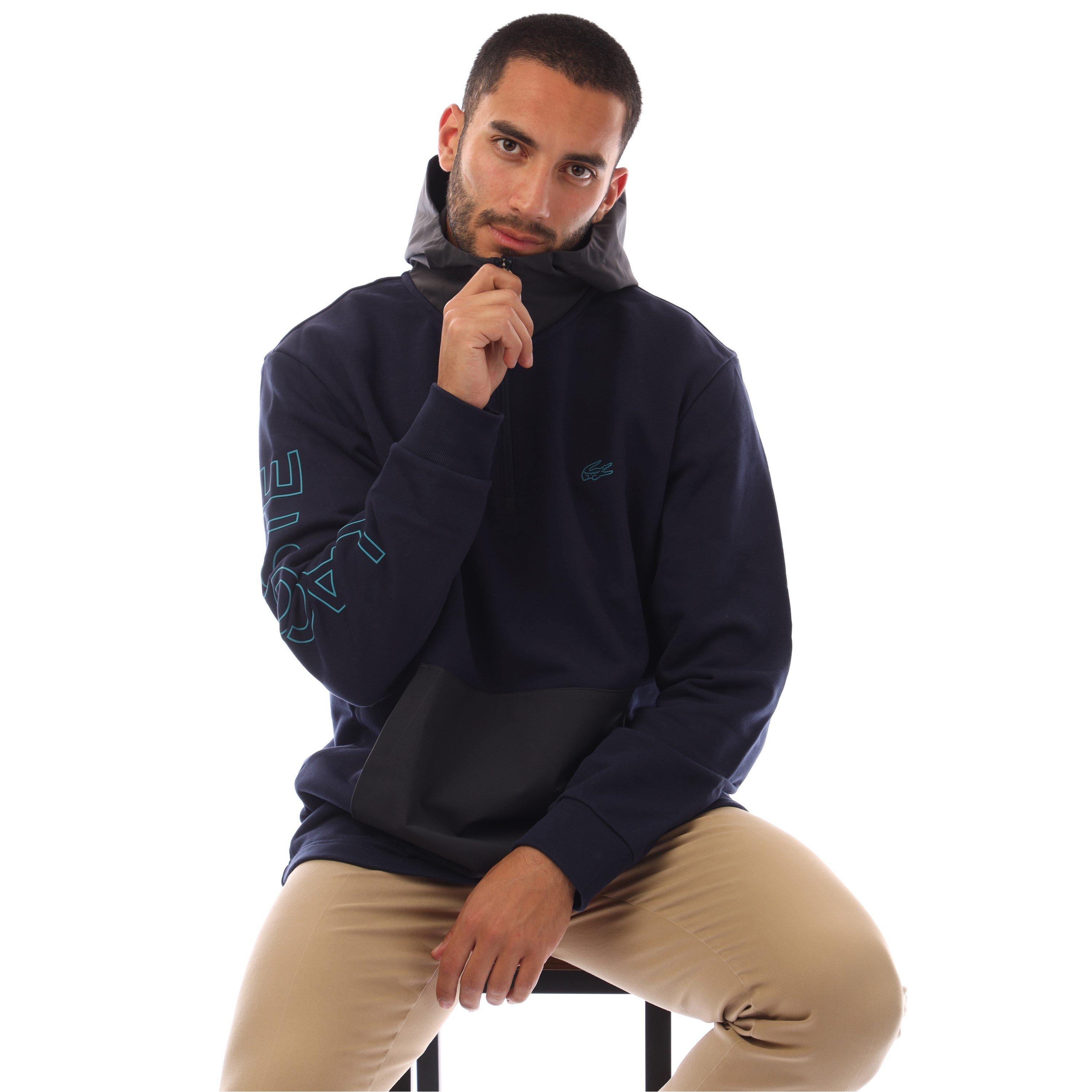 Marine/Graphite - Lacoste - Crew Neck Jumper - 4