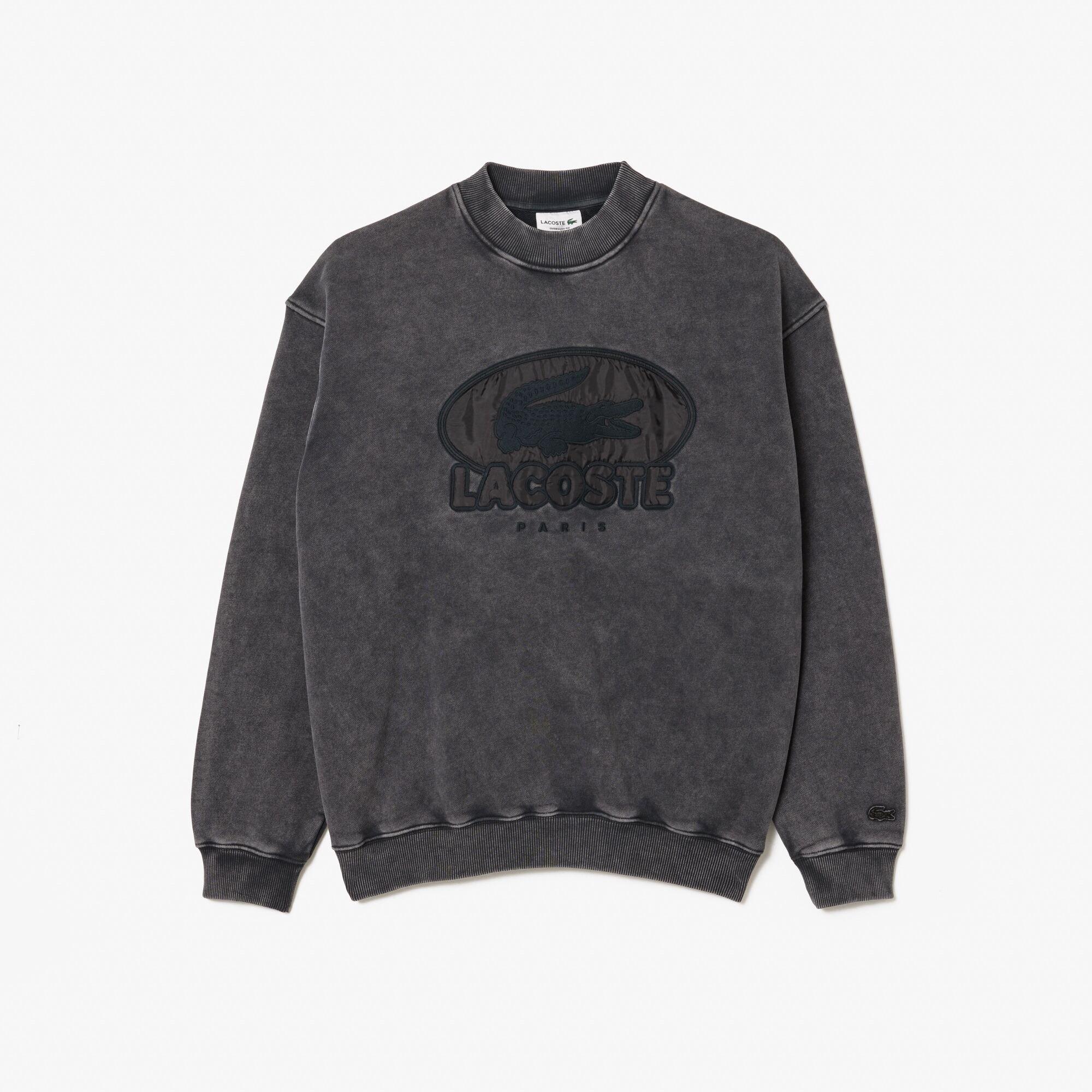 Black - Lacoste - Men's Crew Neck Jumper - 1
