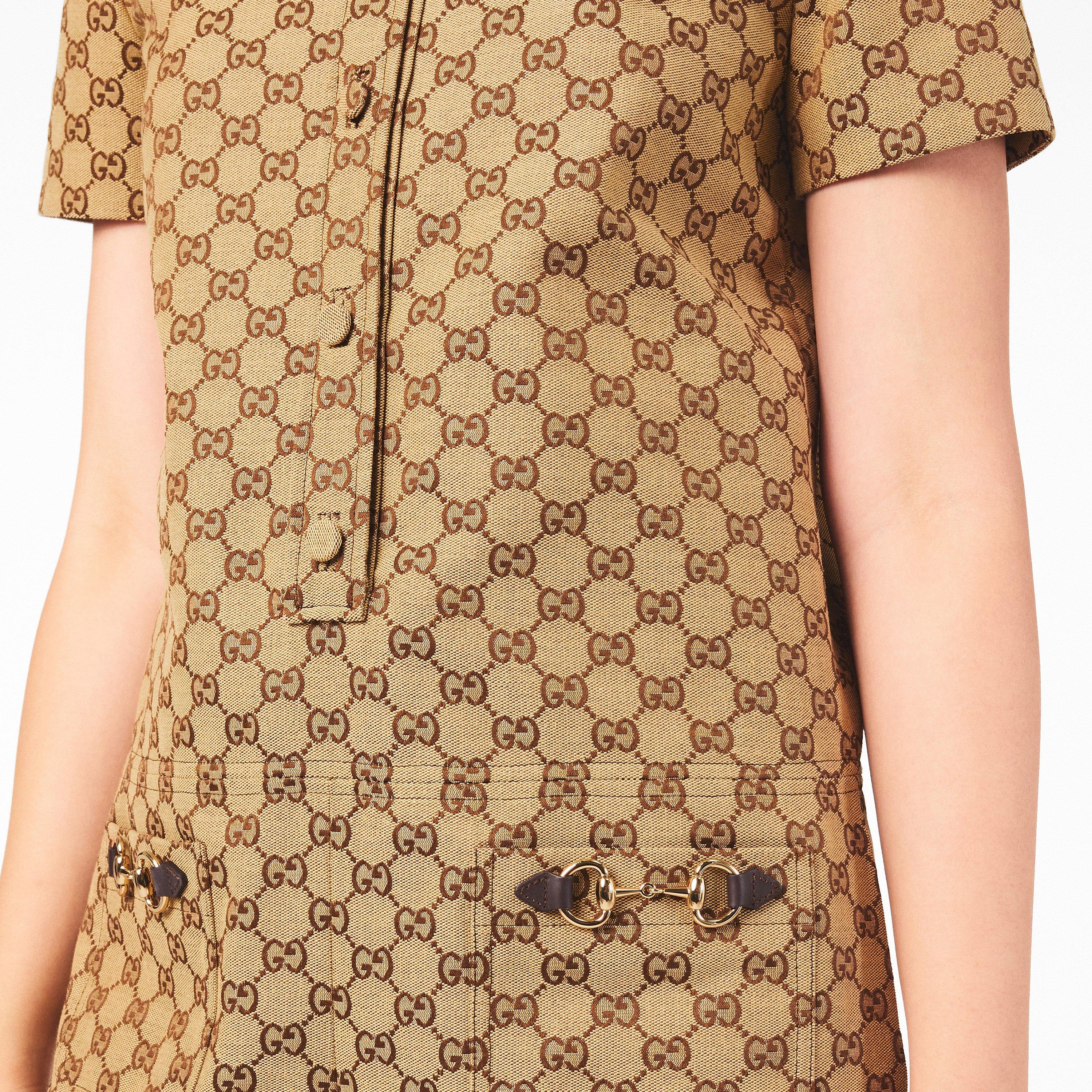 Camel/Ebony - Gucci - Women's Jumpsuit - 5