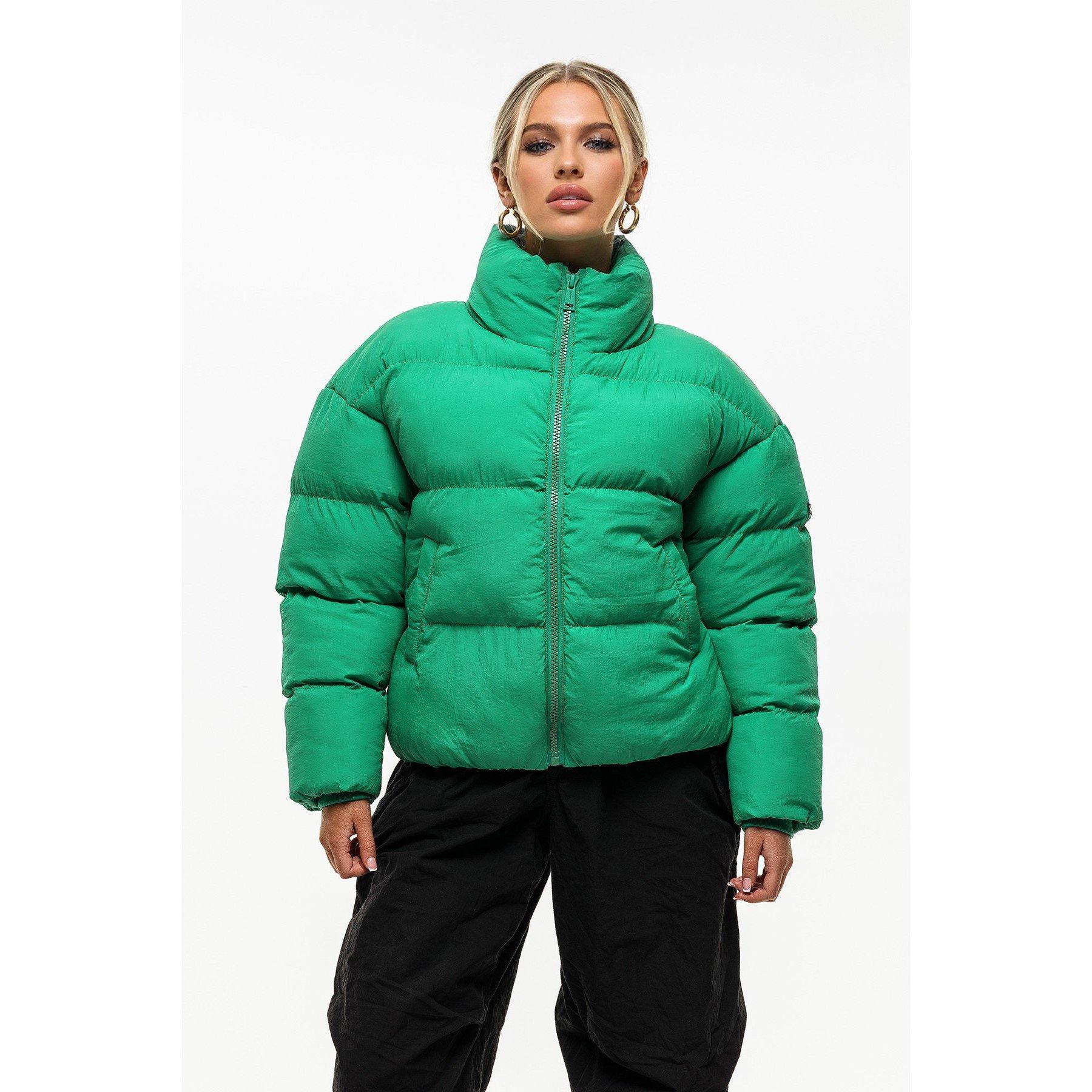 Verde - Good For Nothing - Womens Oversized Funnel Neck Puffer Jacket - 1