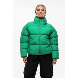 Good For Nothing Womens Technical Funnel Neck Puffer Jacket