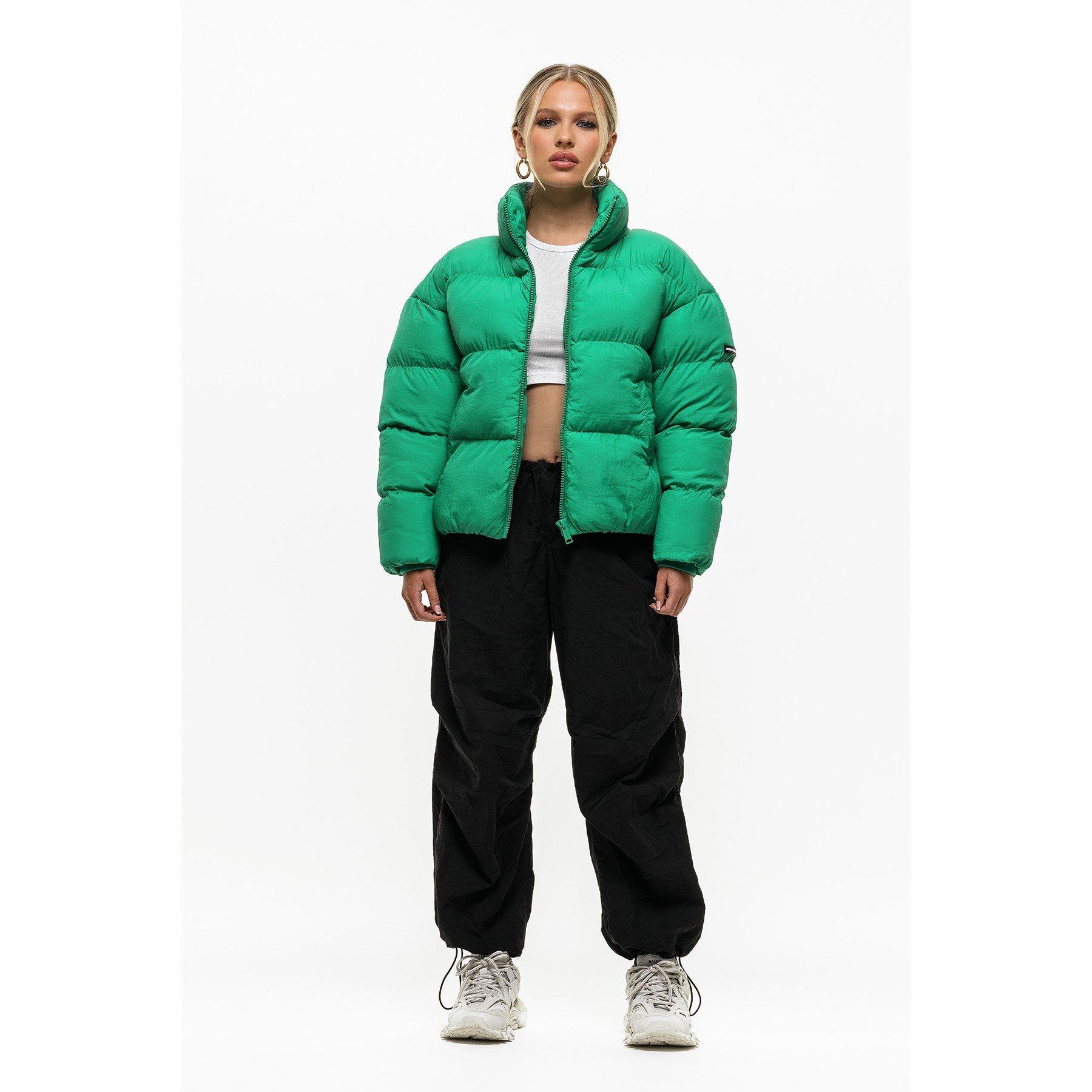 Vert - Good For Nothing - Oversized Water Resistant Short Puffer Jacket - 2