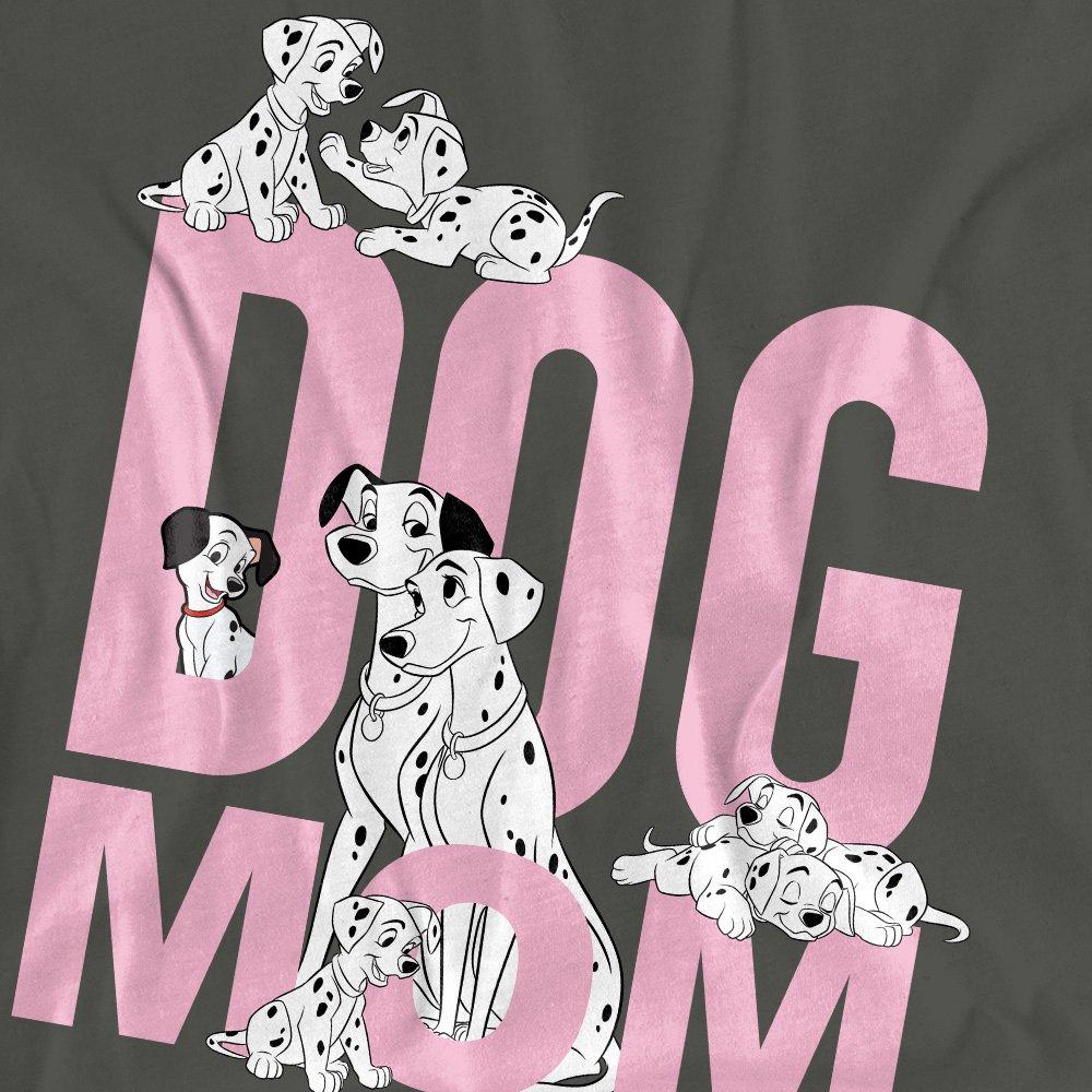 Light Grey - Disney - 101 Dalmatians Dog Mom T-Shirt Light Graphite - 2
