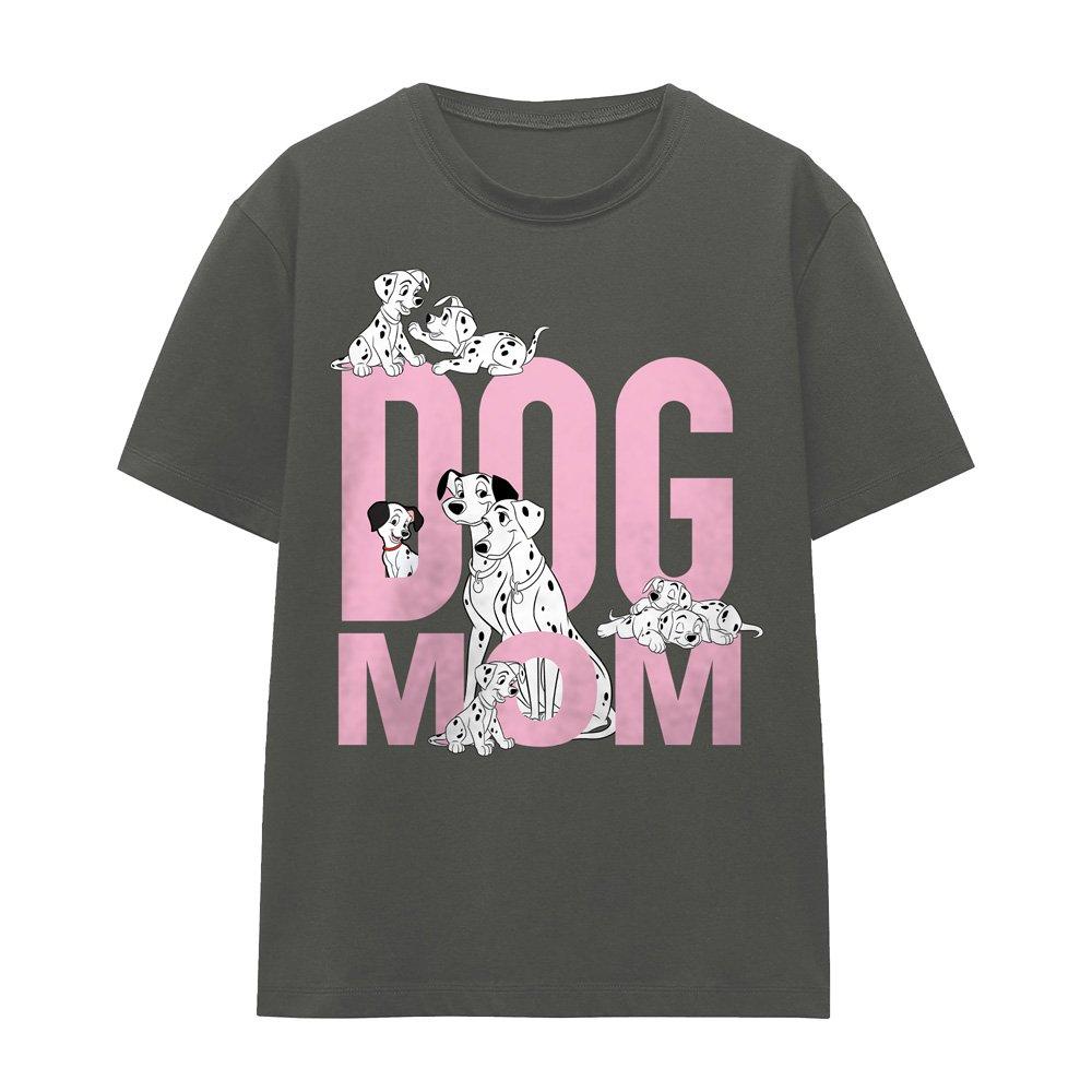 Light Grey - Disney - 101 Dalmatians Dog Mom T-Shirt Light Graphite - 4