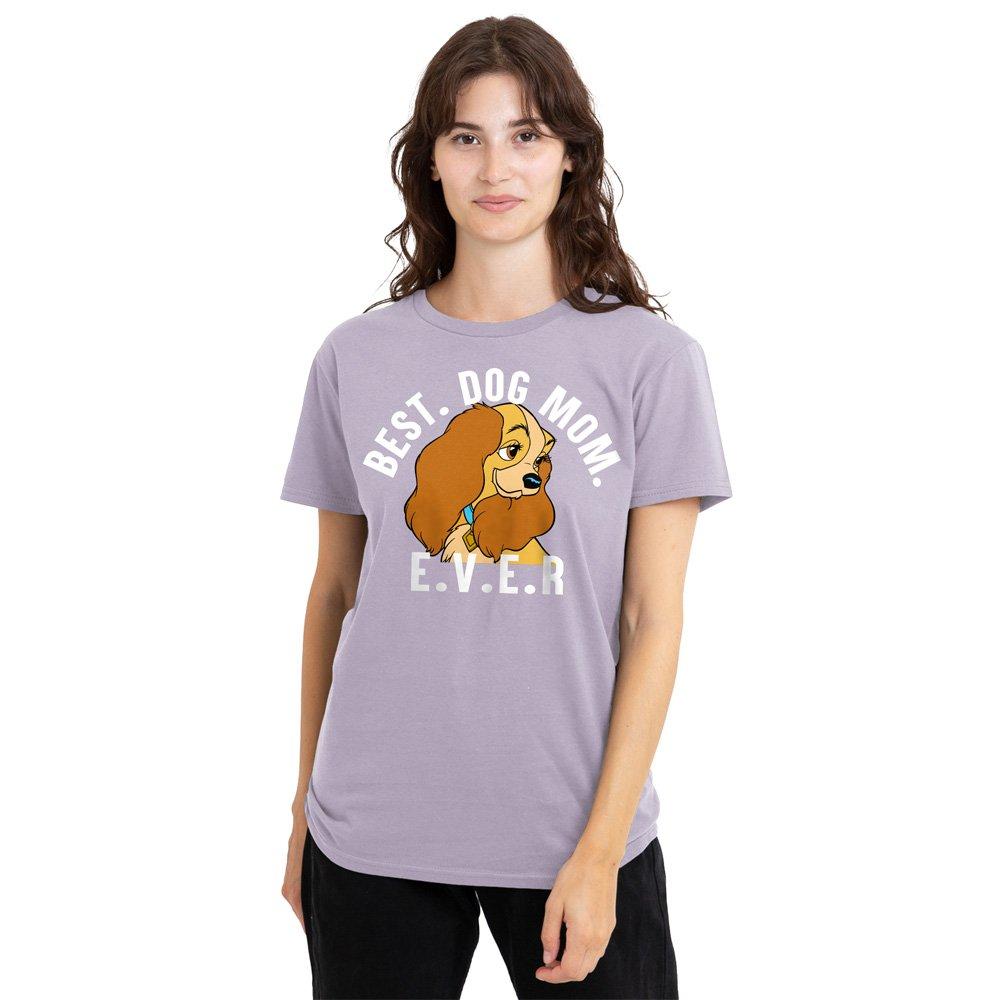 Lavender - Disney - Lady And The Tramp Best Dog Mom Ever T-Shirt Soft - 1