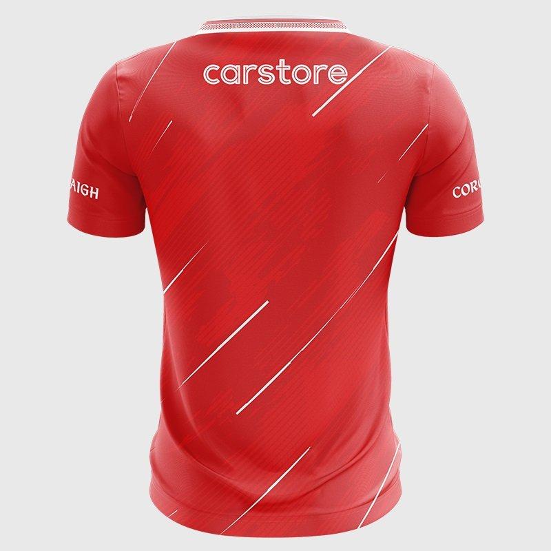 Red/White - ONeills - Cork Camogie Training Shirt Womens - 2