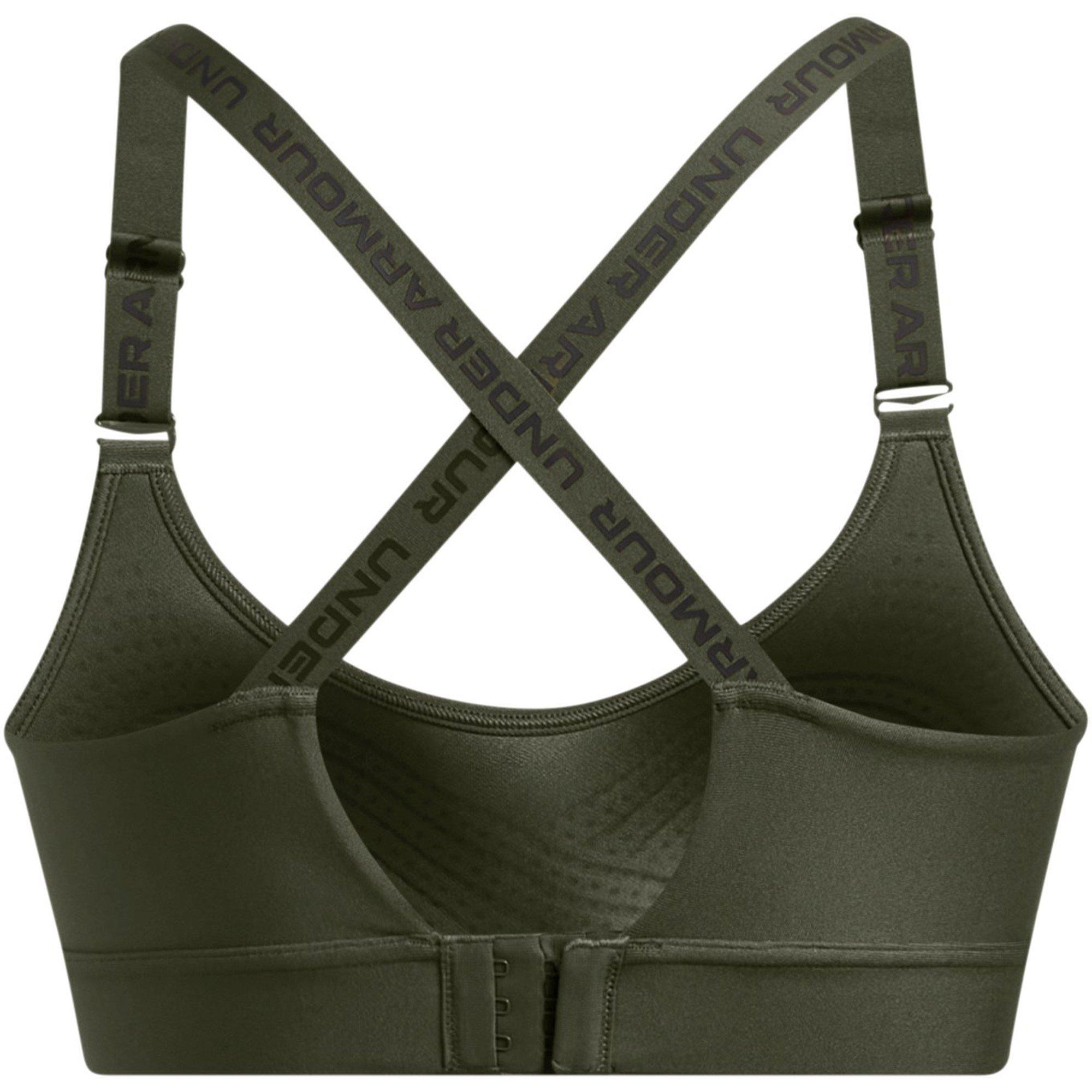 Green - Under Armour - Women's Infinity Medium Impact Sports Bra - 2