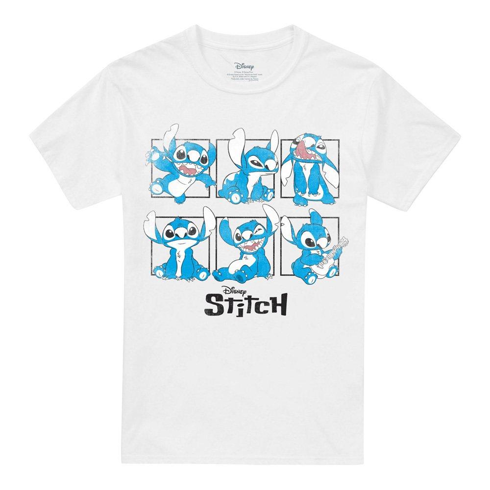 White - Disney - Lilo And Stitch Graphic Blocks T-Shirt White - 4