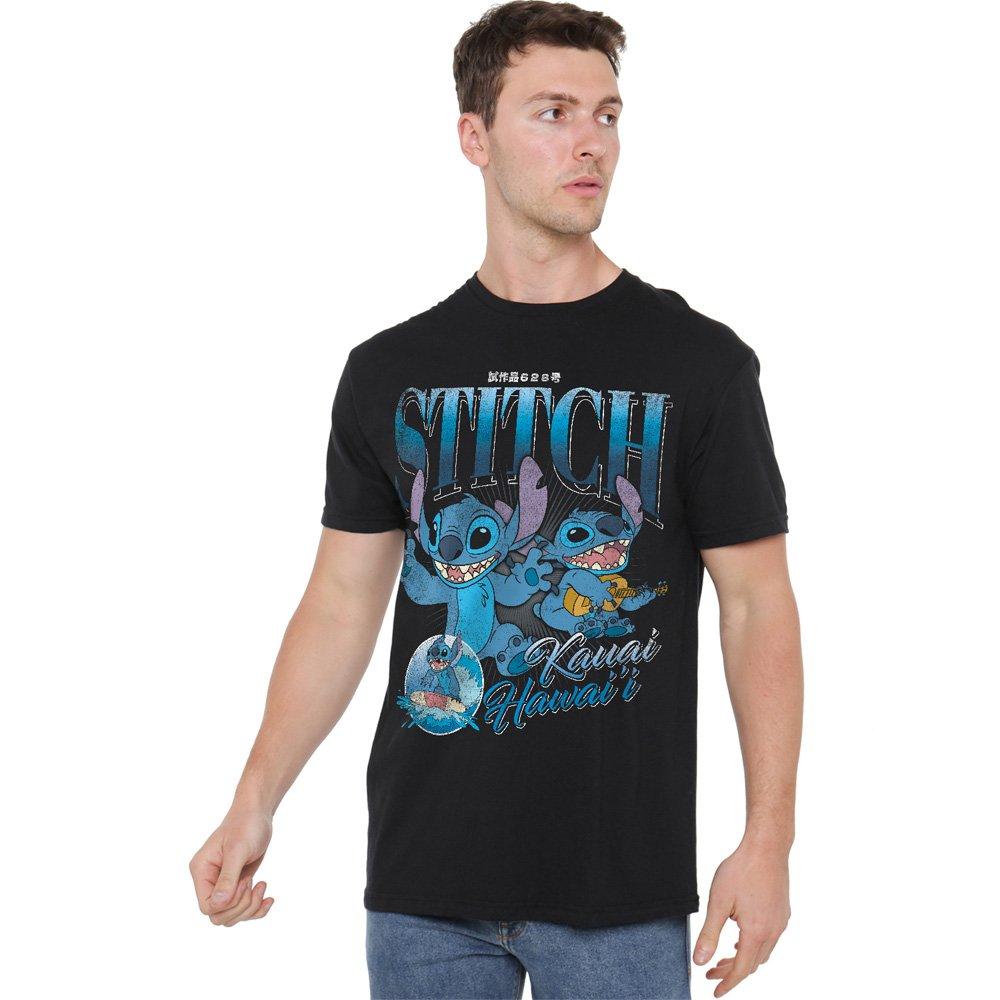 Black - Disney - Lilo And Stitch Homage T-Shirt Black - 1