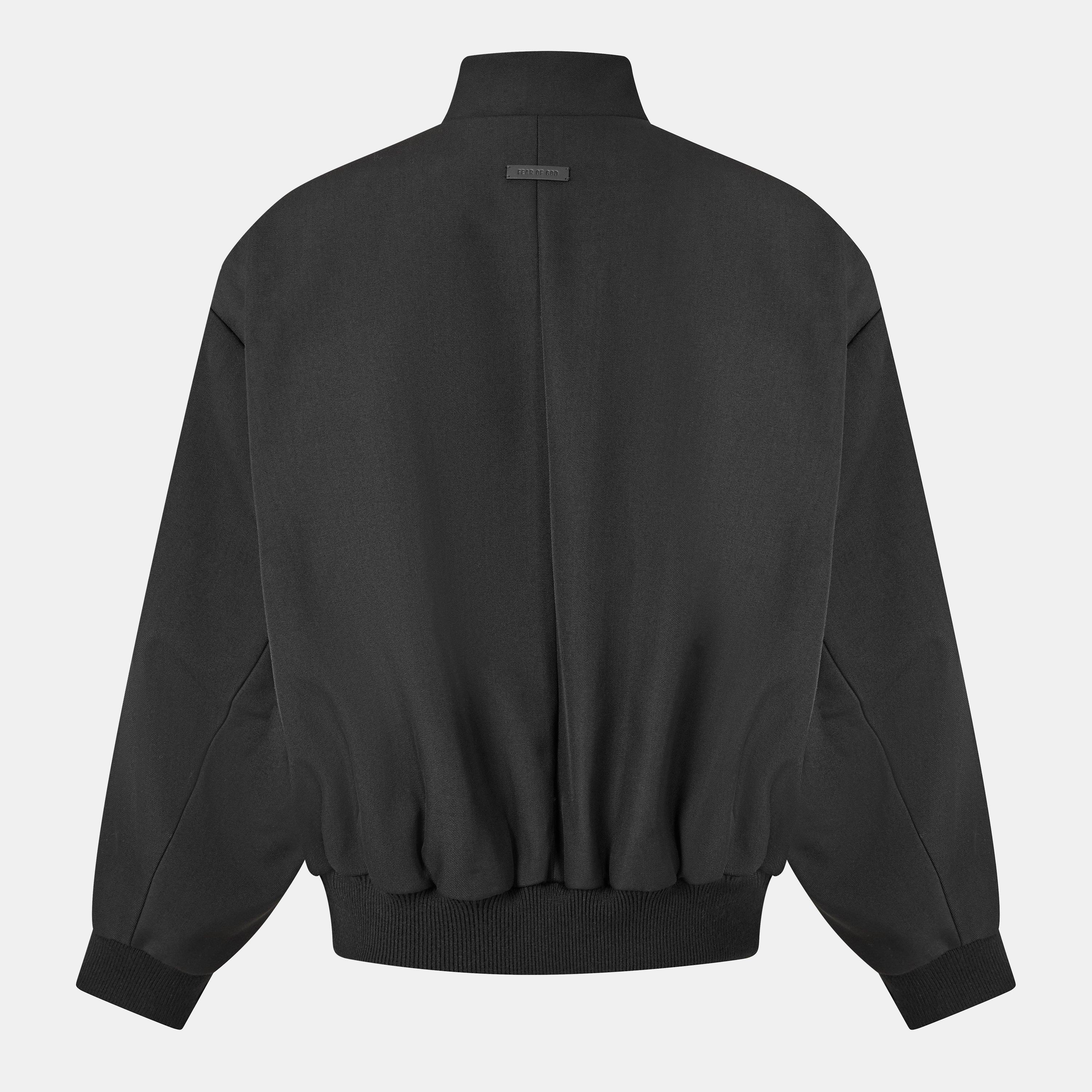 Black - Fear Of God - Men's  Structured Bomber Jacket - 2