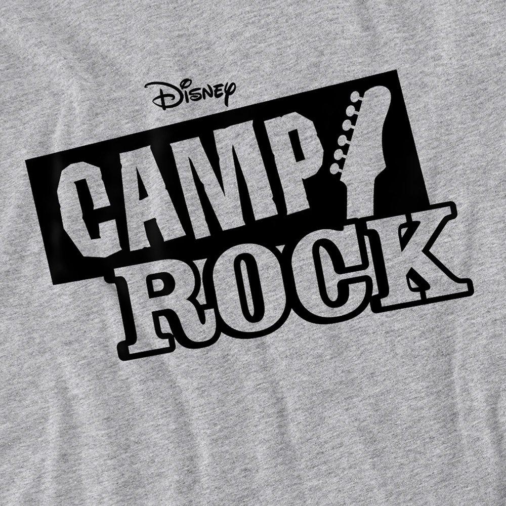 Light Grey - Disney - Camp Rock Mono Logo Tee Athletic Heather - 2