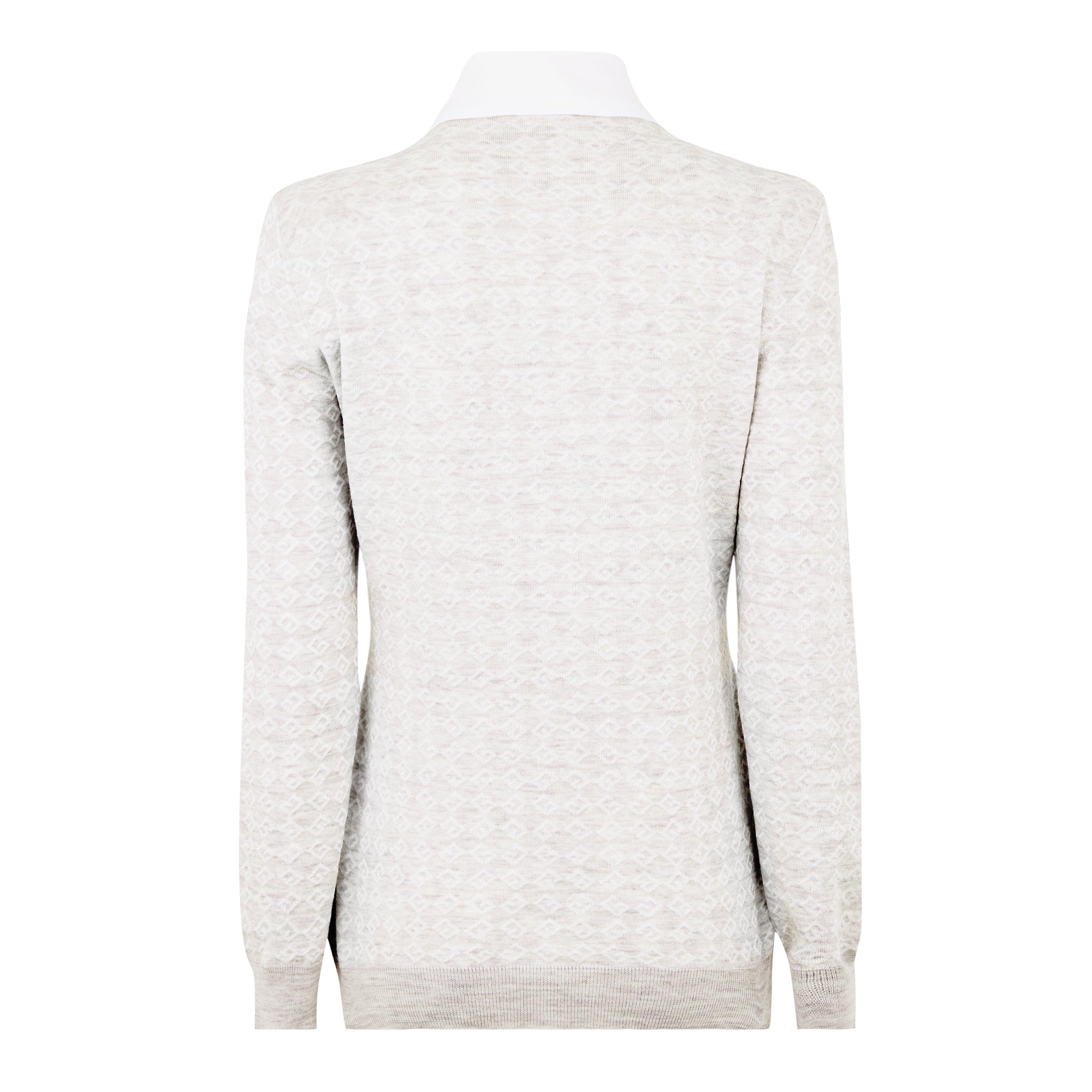 Beige - GIVENCHY - Stretch-Wool Blend Polo Shirt - 6