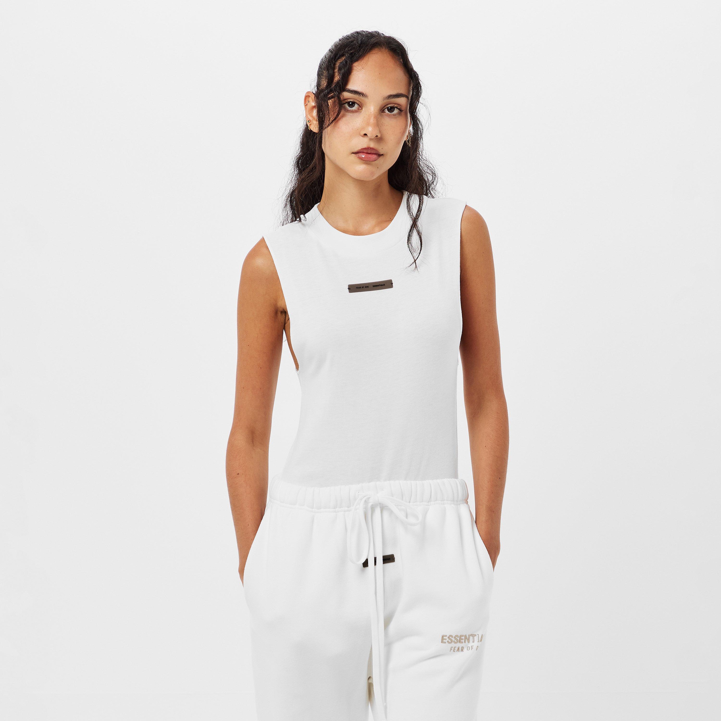 Cloud White - Fear Of God Essentials - Logo Bodysuit - 3