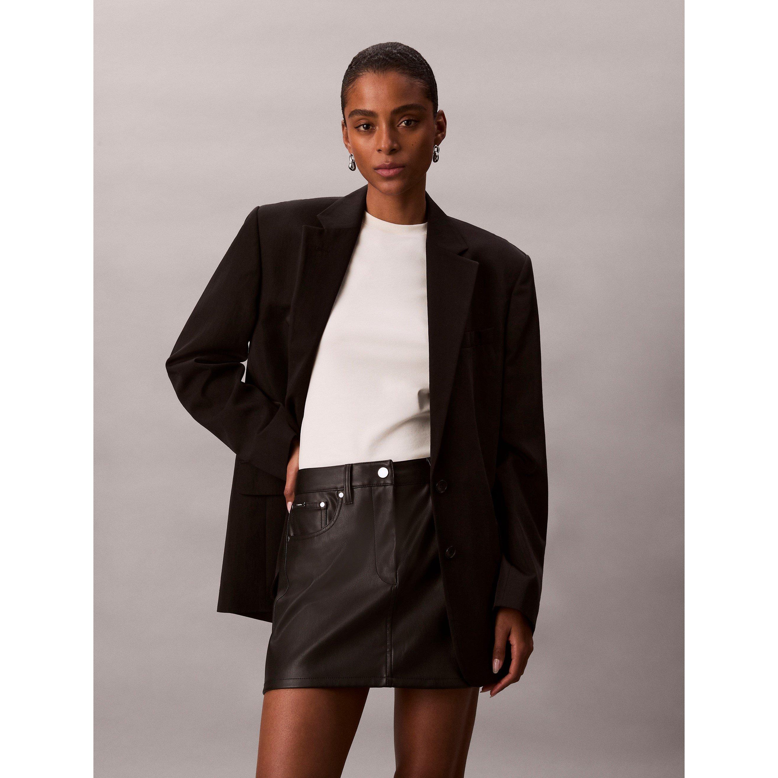 Black - Calvin Klein Jeans - CKJ F Lth M Skirt Ld54 - 3