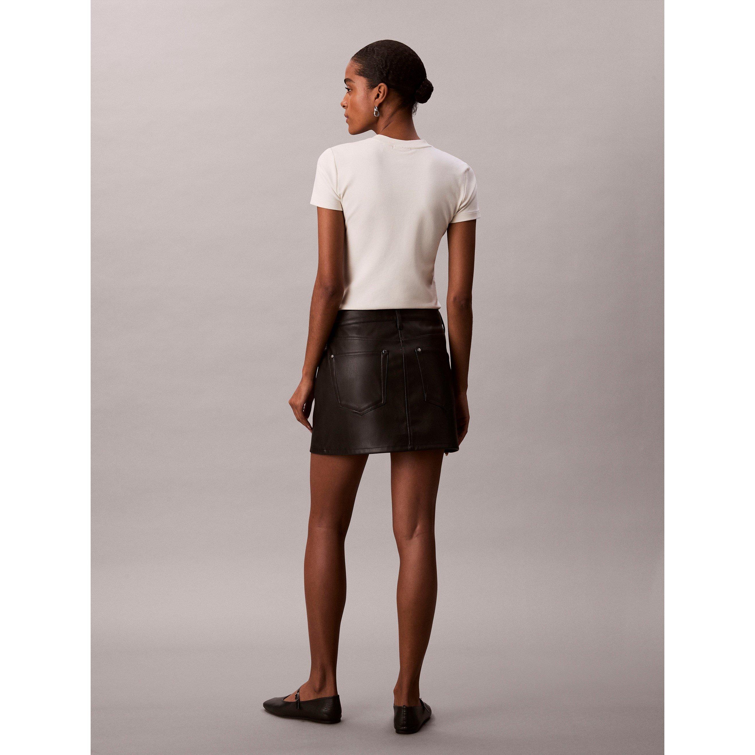 Black - Calvin Klein Jeans - CKJ F Lth M Skirt Ld54 - 6