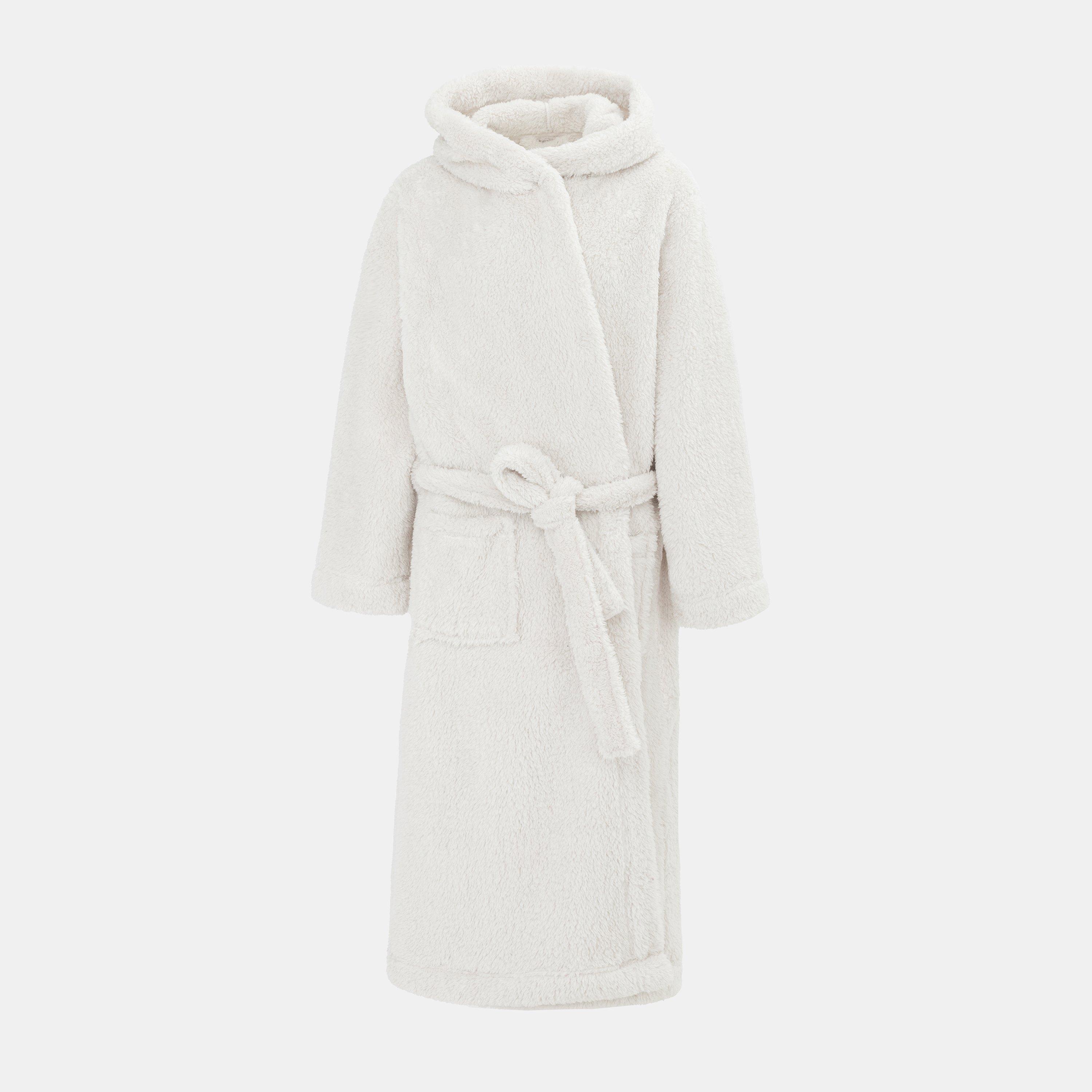Grey - Linea - Fleece Robe Women - 1