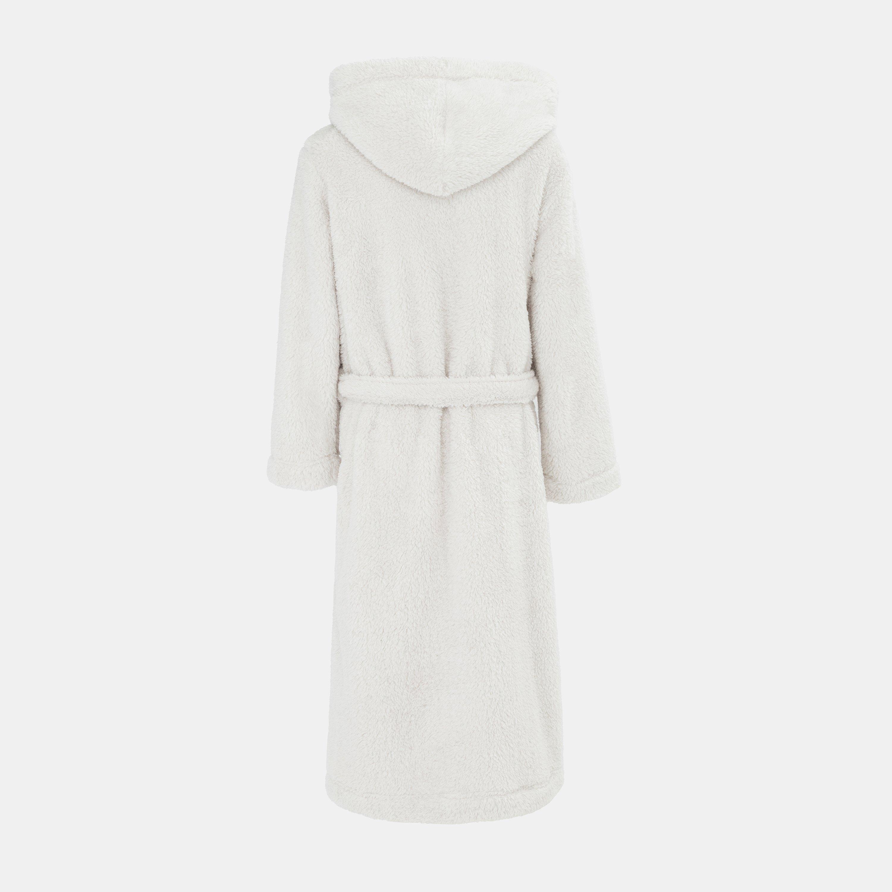 Grey - Linea - Fleece Robe Women - 2