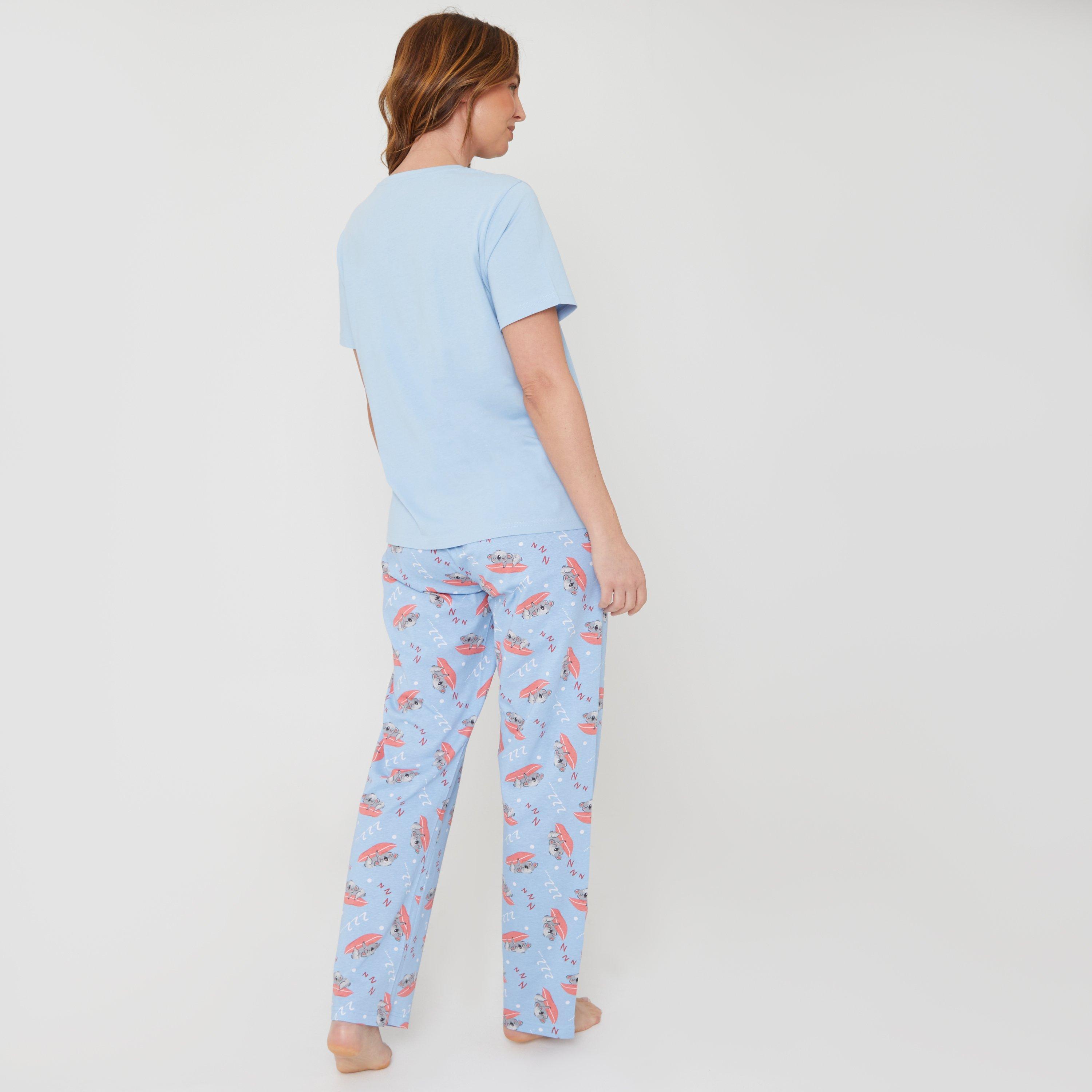 Grey - Miso - Short Sleeve Pyjama Sets - 2
