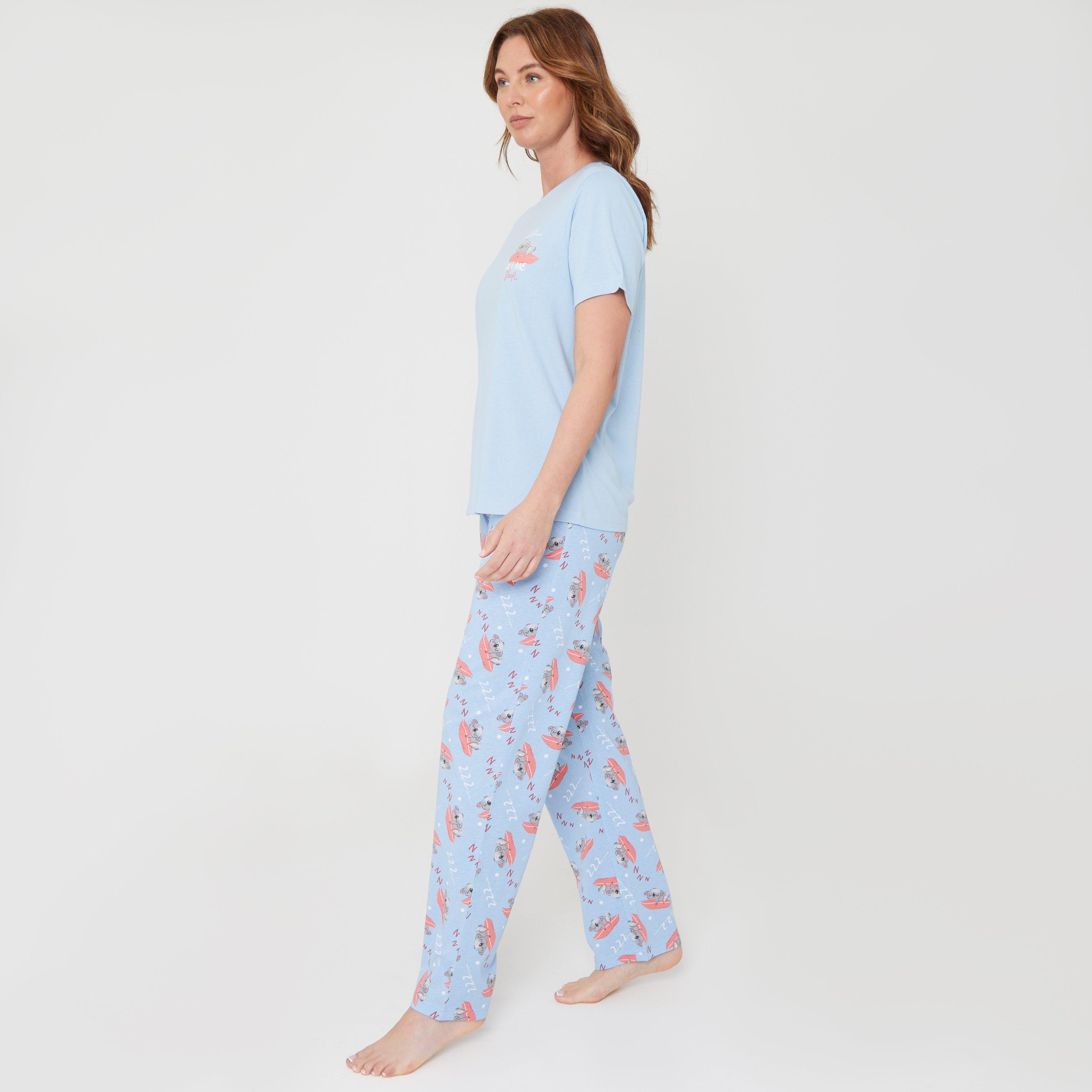 Grey - Miso - Short Sleeve Pyjama Sets - 3