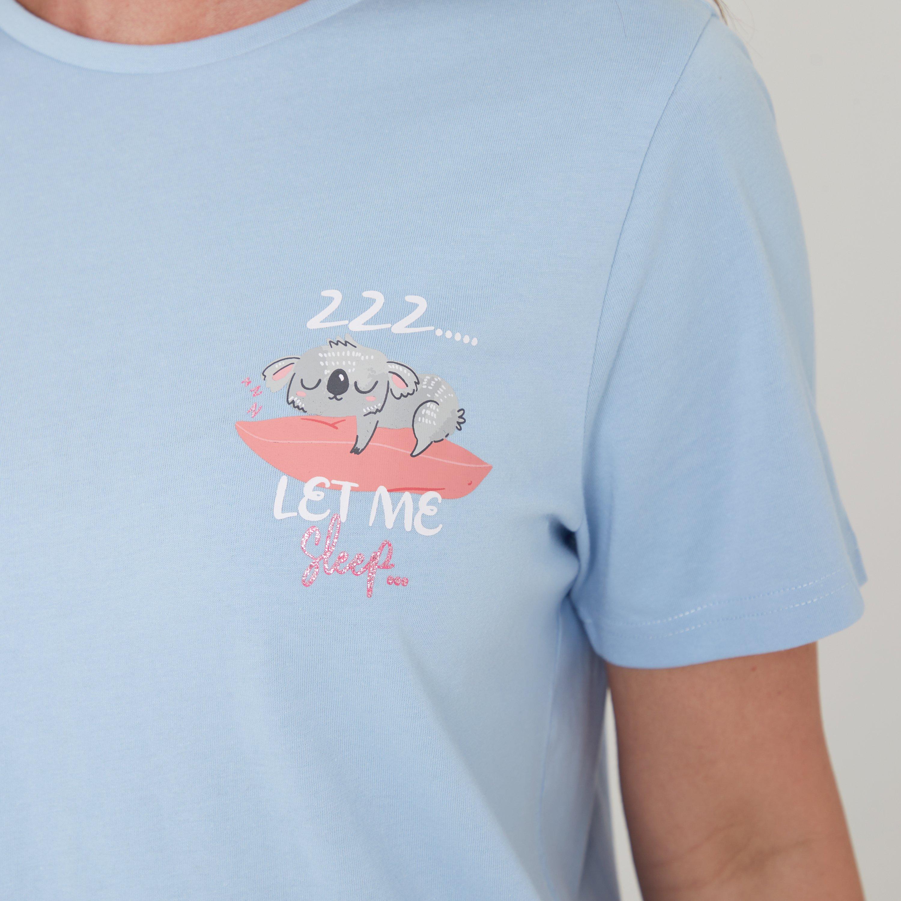 Grey - Miso - Short Sleeve Pyjama Sets - 4